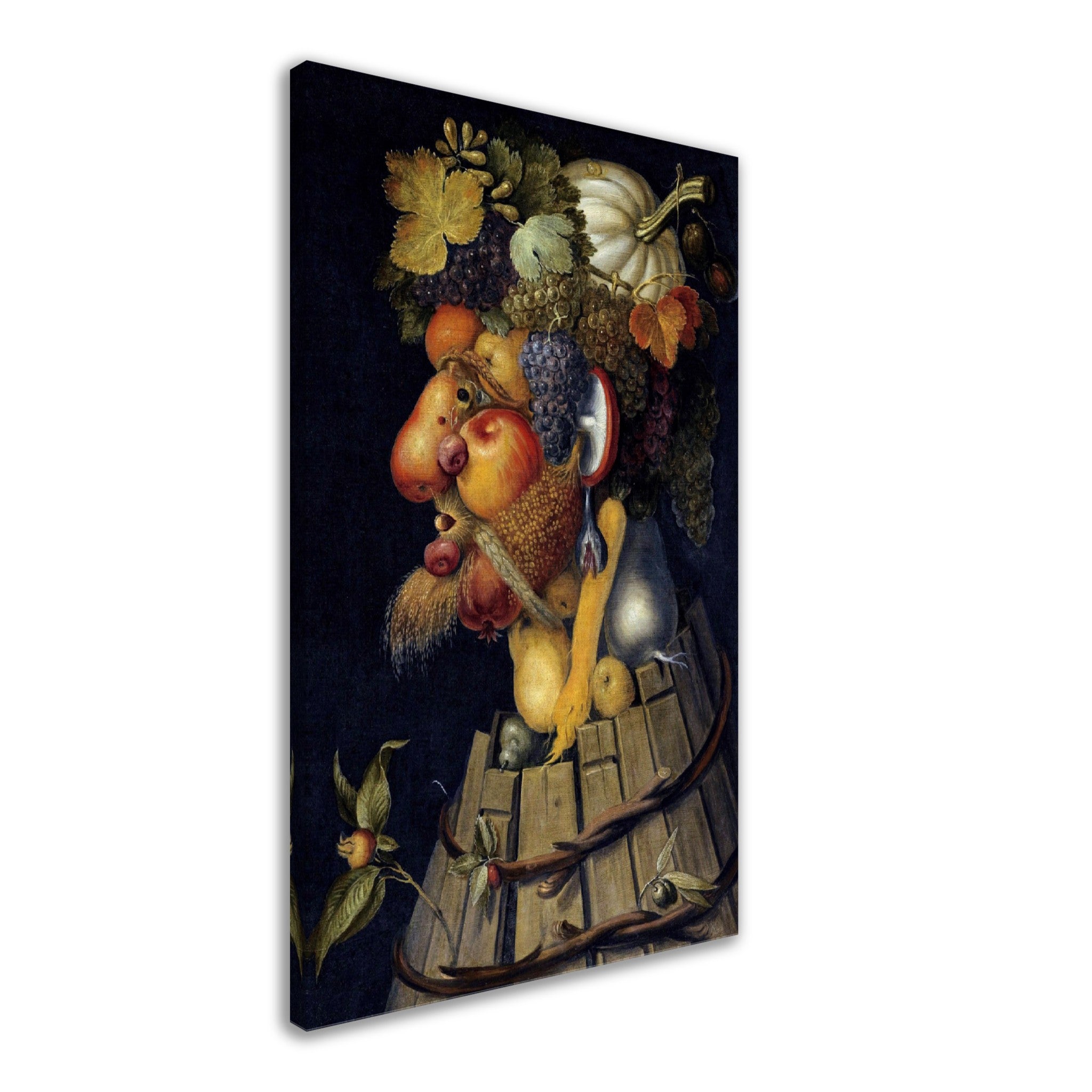 Autumn Season Canvas Print - Giuseppe Arcimboldo Autumn (Otono) Canvas Four Seasons - WallArtPrints4U