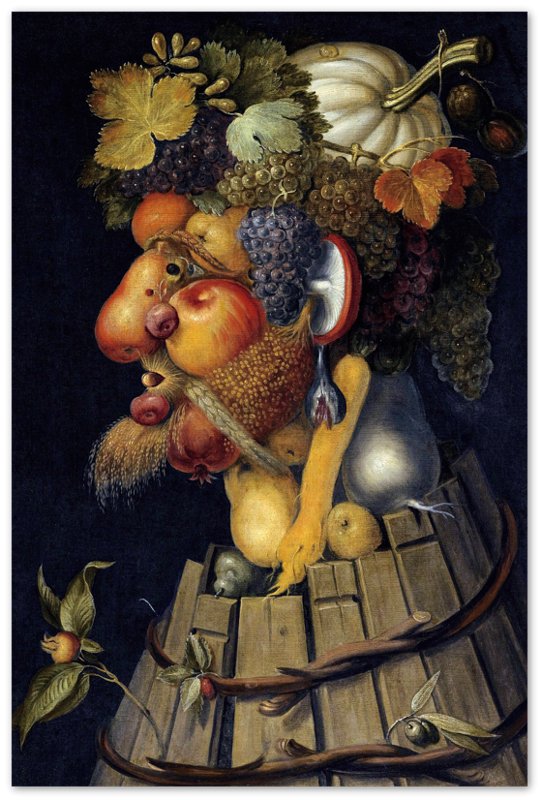 Autumn Season Poster - Giuseppe Arcimboldo Autumn (Otono) Poster Print Four Seasons - WallArtPrints4U