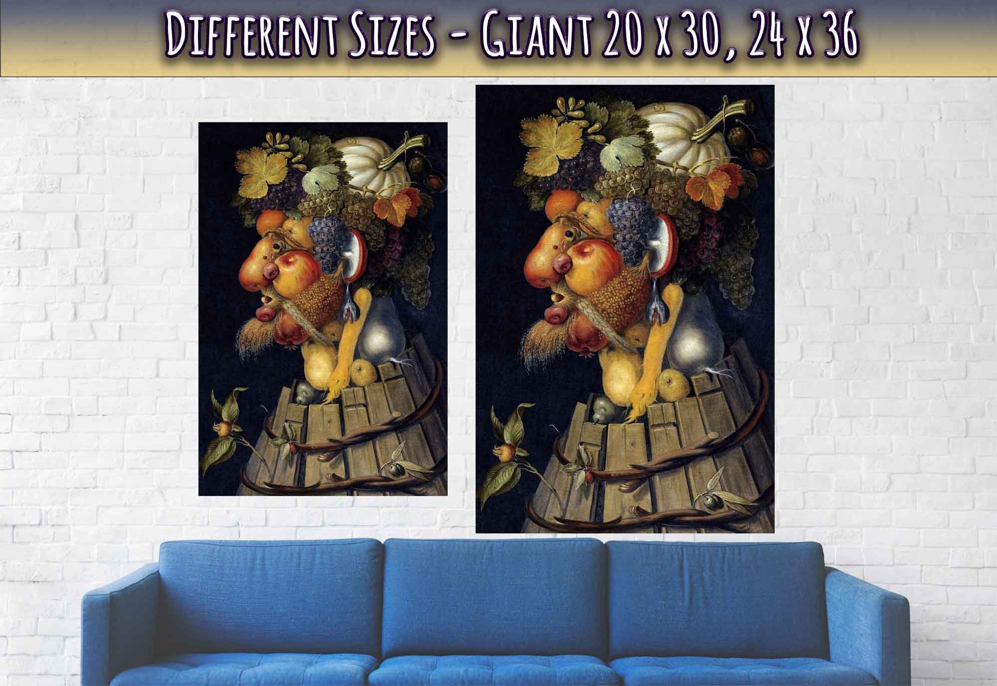 Autumn Season Poster - Giuseppe Arcimboldo Autumn (Otono) Poster Print Four Seasons - WallArtPrints4U