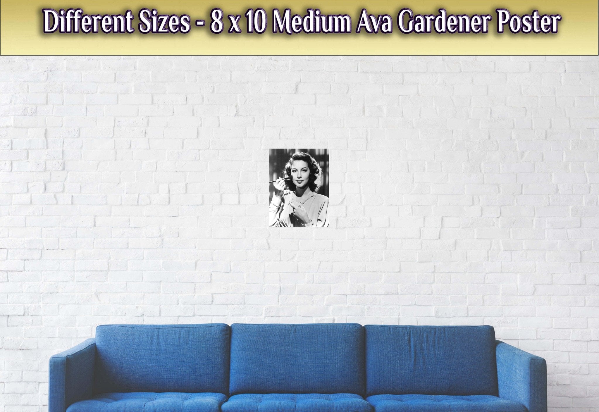 Ava Gardener Poster, Bawdy Free Spirit, Vintage Photo - Iconic Ava Gardener Print - Hollywood Silver Screen Star - WallArtPrints4U