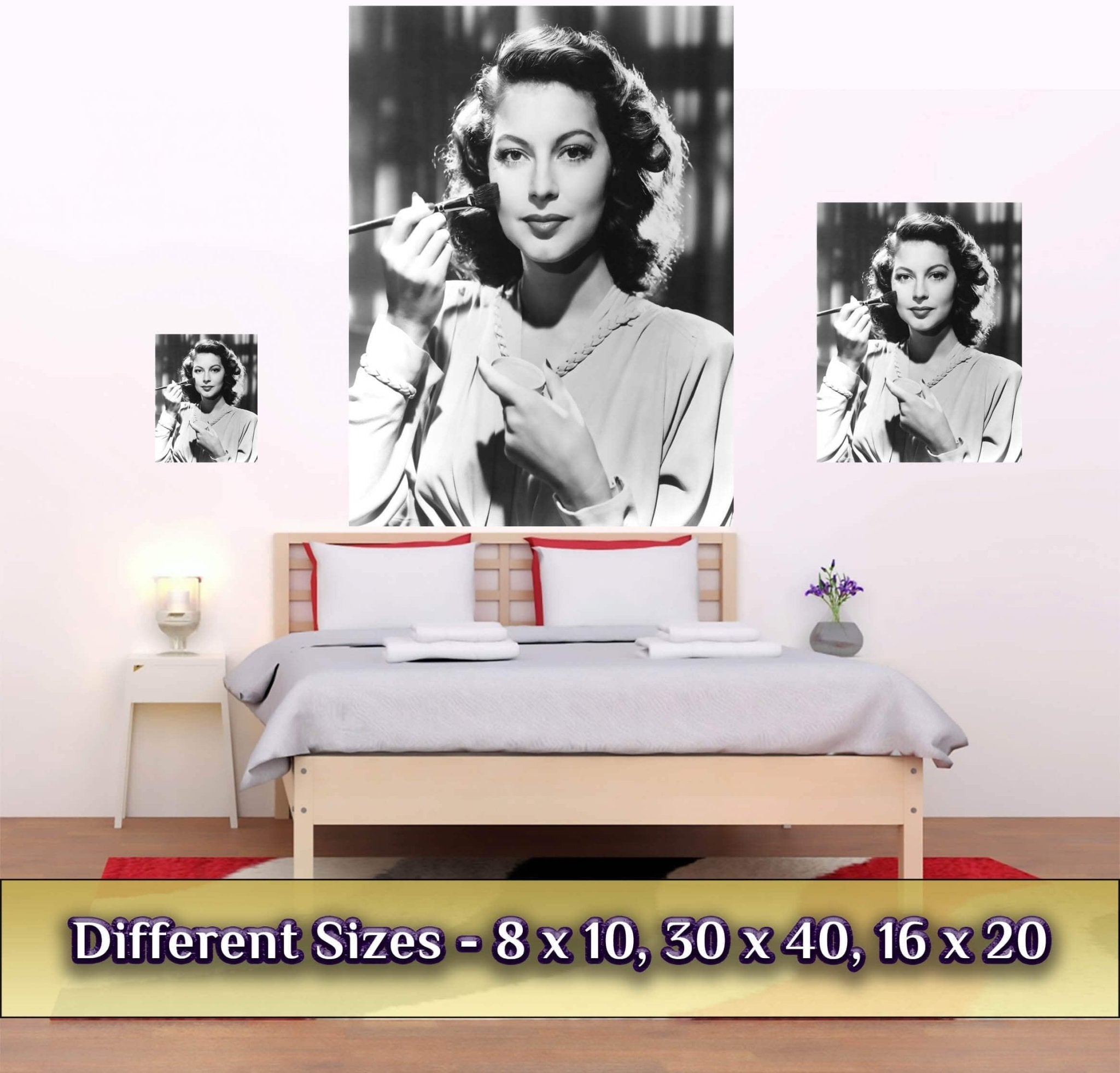 Ava Gardener Poster, Bawdy Free Spirit, Vintage Photo - Iconic Ava Gardener Print - Hollywood Silver Screen Star - WallArtPrints4U