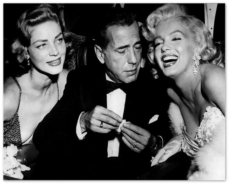 Bacall Bogart & Monroe Poster, How To Marry A Millionaire Vintage Photo Print 1953 - WallArtPrints4U
