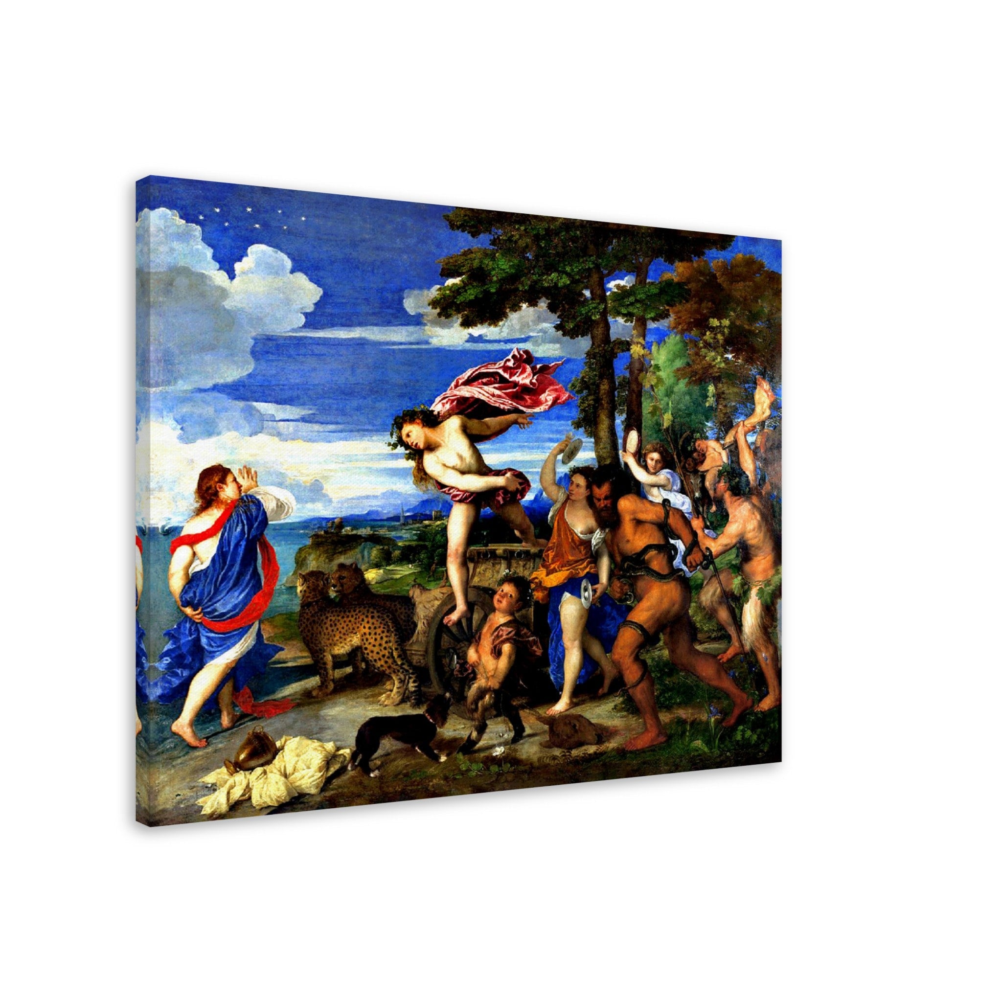 Bacchus Ariadne Canvas - Titian - Bacchus Ariadne Canvas Print - WallArtPrints4U