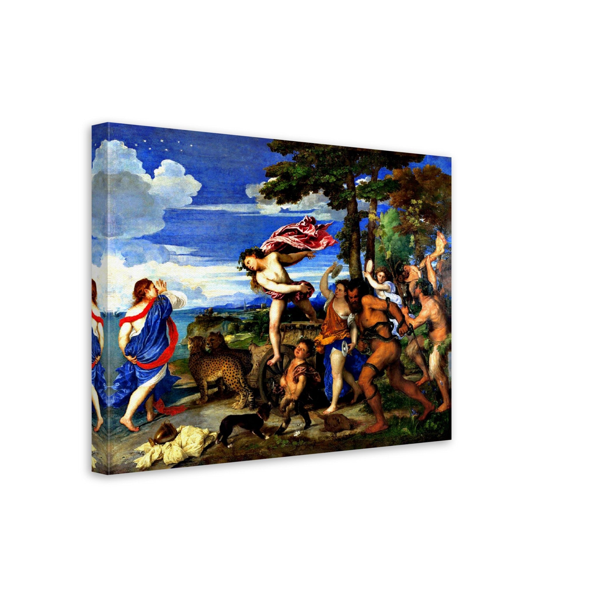 Bacchus Ariadne Canvas - Titian - Bacchus Ariadne Canvas Print - WallArtPrints4U