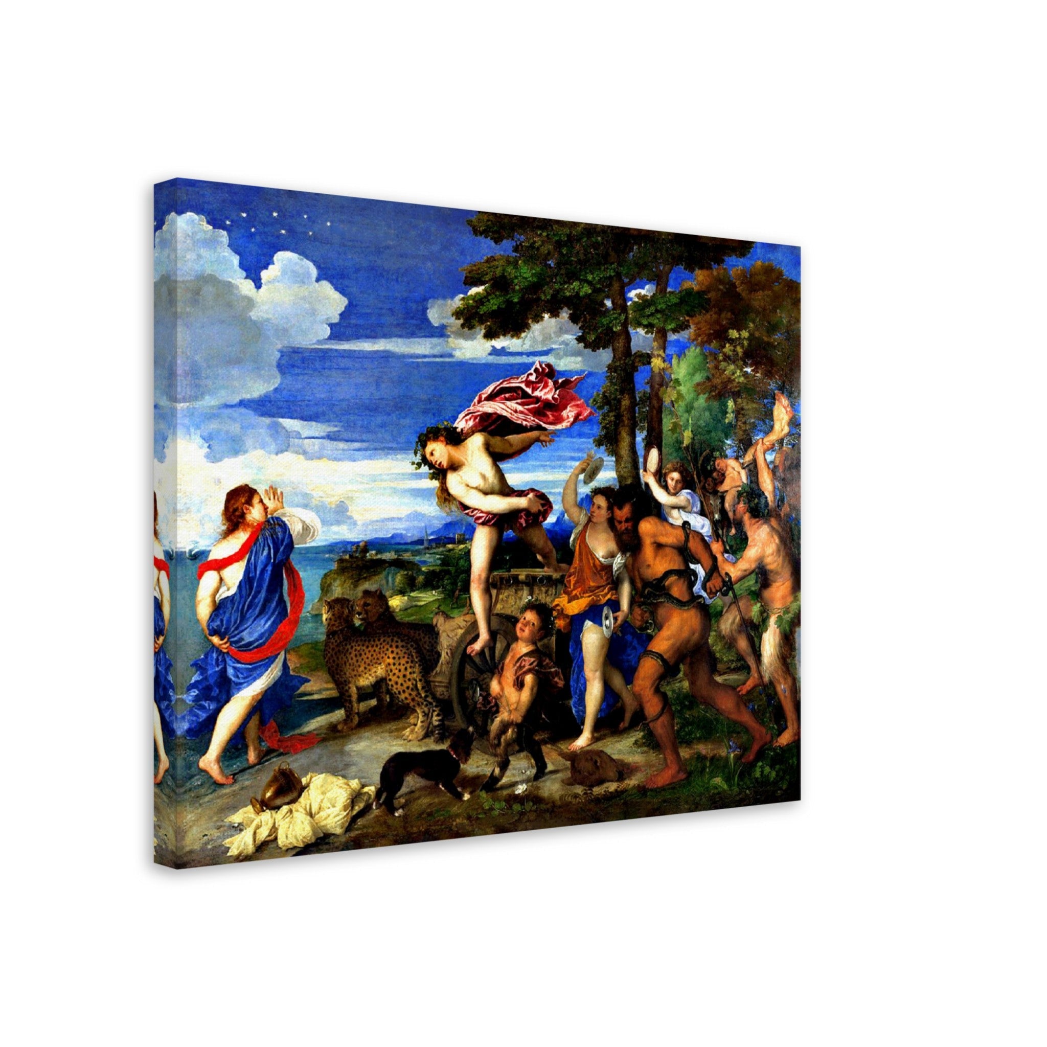 Bacchus Ariadne Canvas - Titian - Bacchus Ariadne Canvas Print - WallArtPrints4U