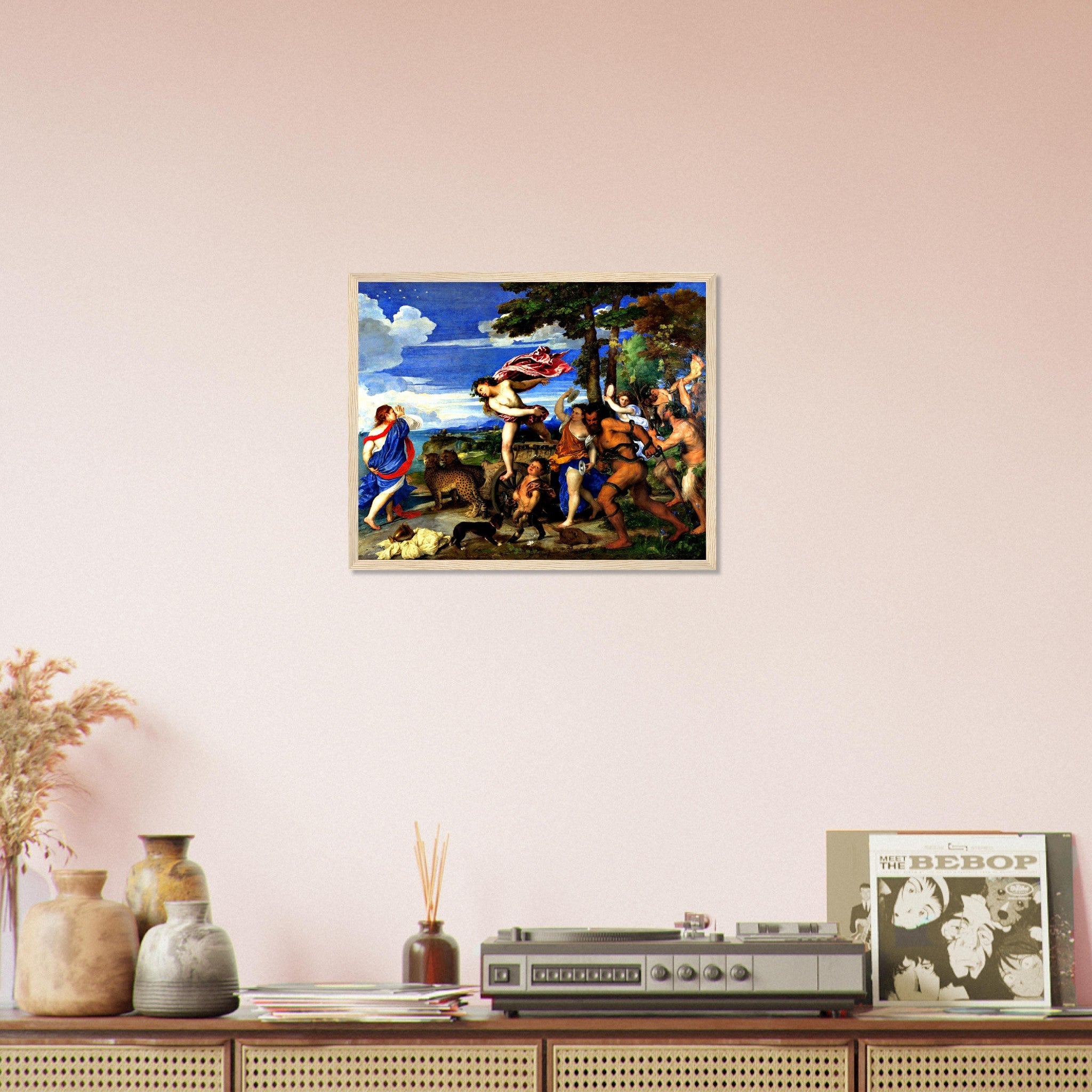 Bacchus Ariadne Framed - Titian - Bacchus Ariadne Framed Print - WallArtPrints4U