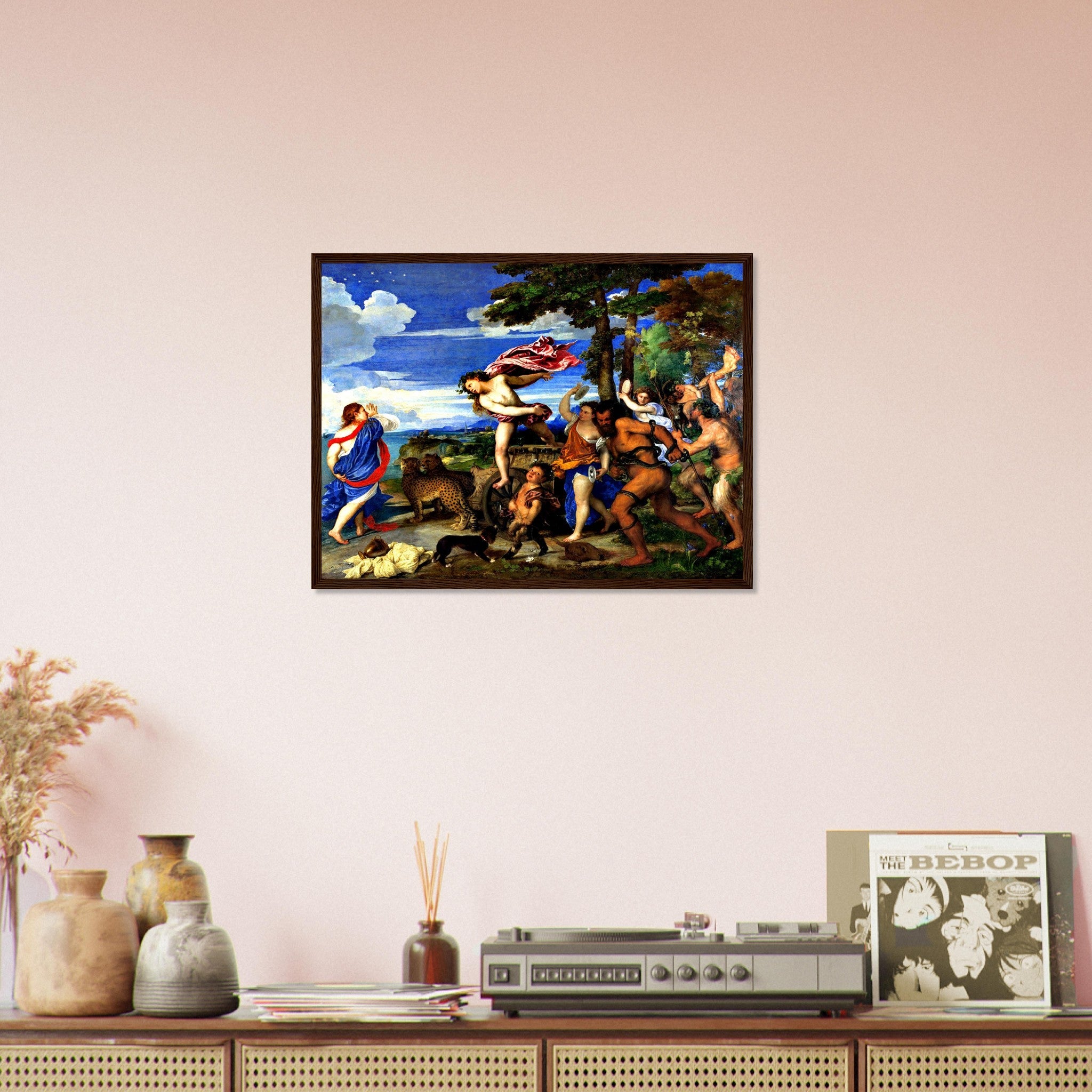 Bacchus Ariadne Framed - Titian - Bacchus Ariadne Framed Print - WallArtPrints4U