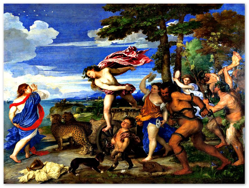 Bacchus Ariadne Print - Titian - Bacchus Ariadne Poster - WallArtPrints4U