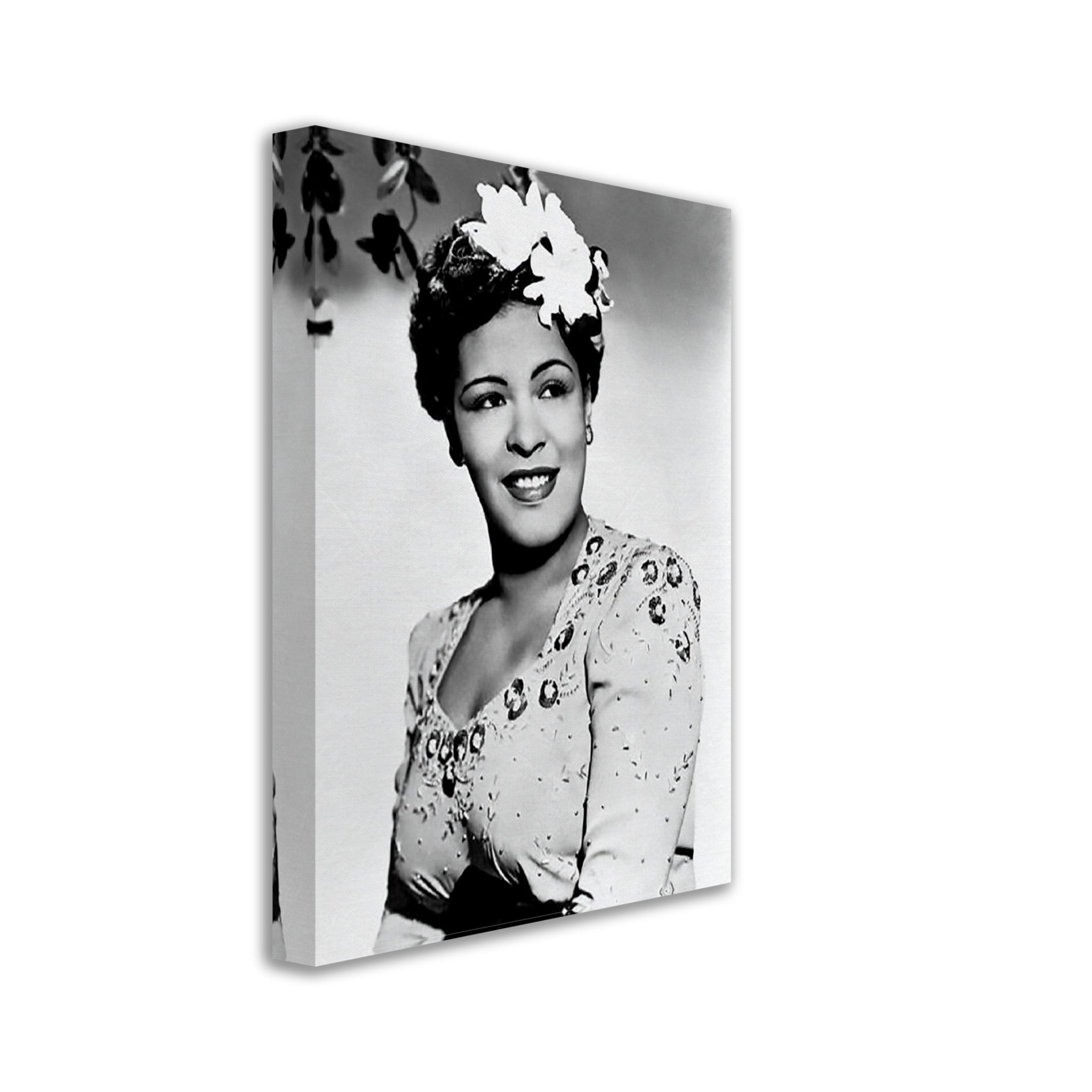 Billie Holiday Canvas, Lady Day Soul Singer, Vintage Billie Holiday Canvas Print - Legend Of Soul Music - WallArtPrints4U