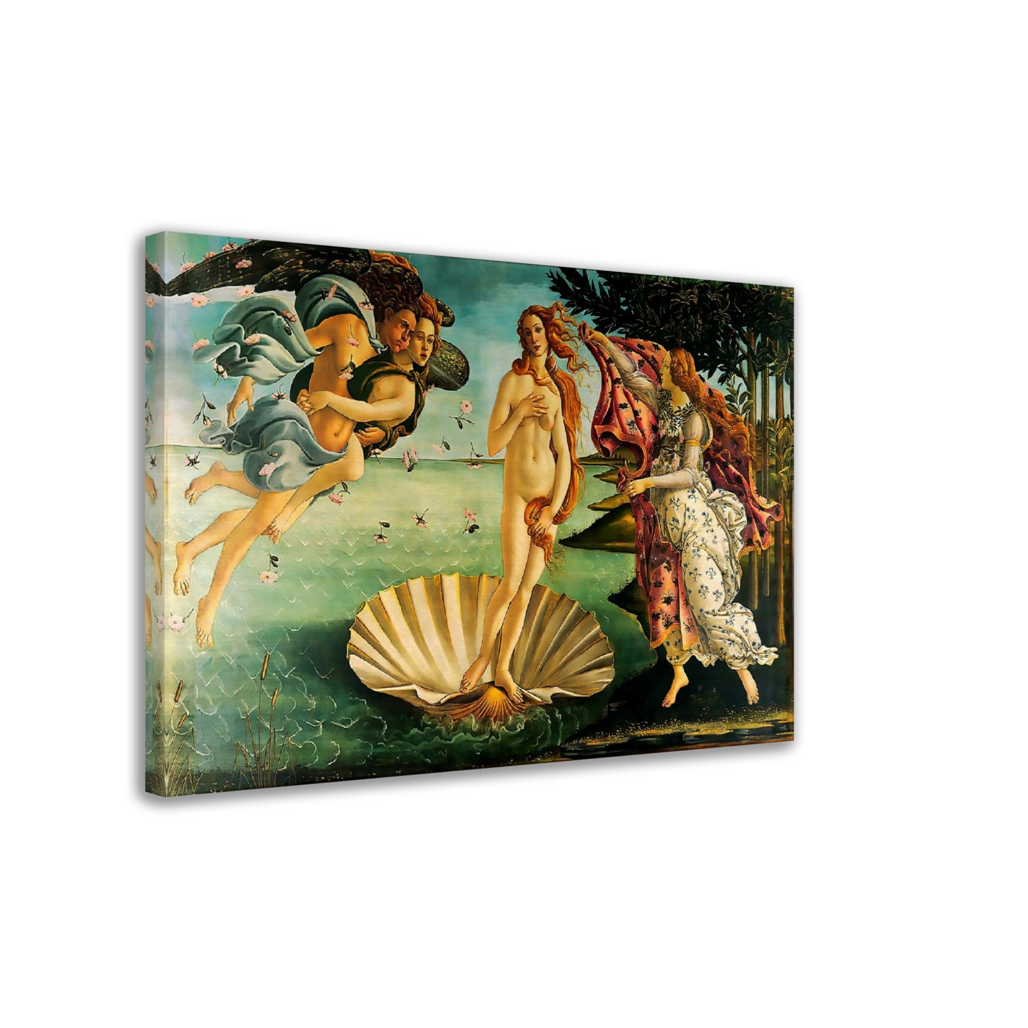 Birth Of Venus Canvas, Sandro Botticelli - Birth Of Venus Canvas Print - Mid 1480s - WallArtPrints4U