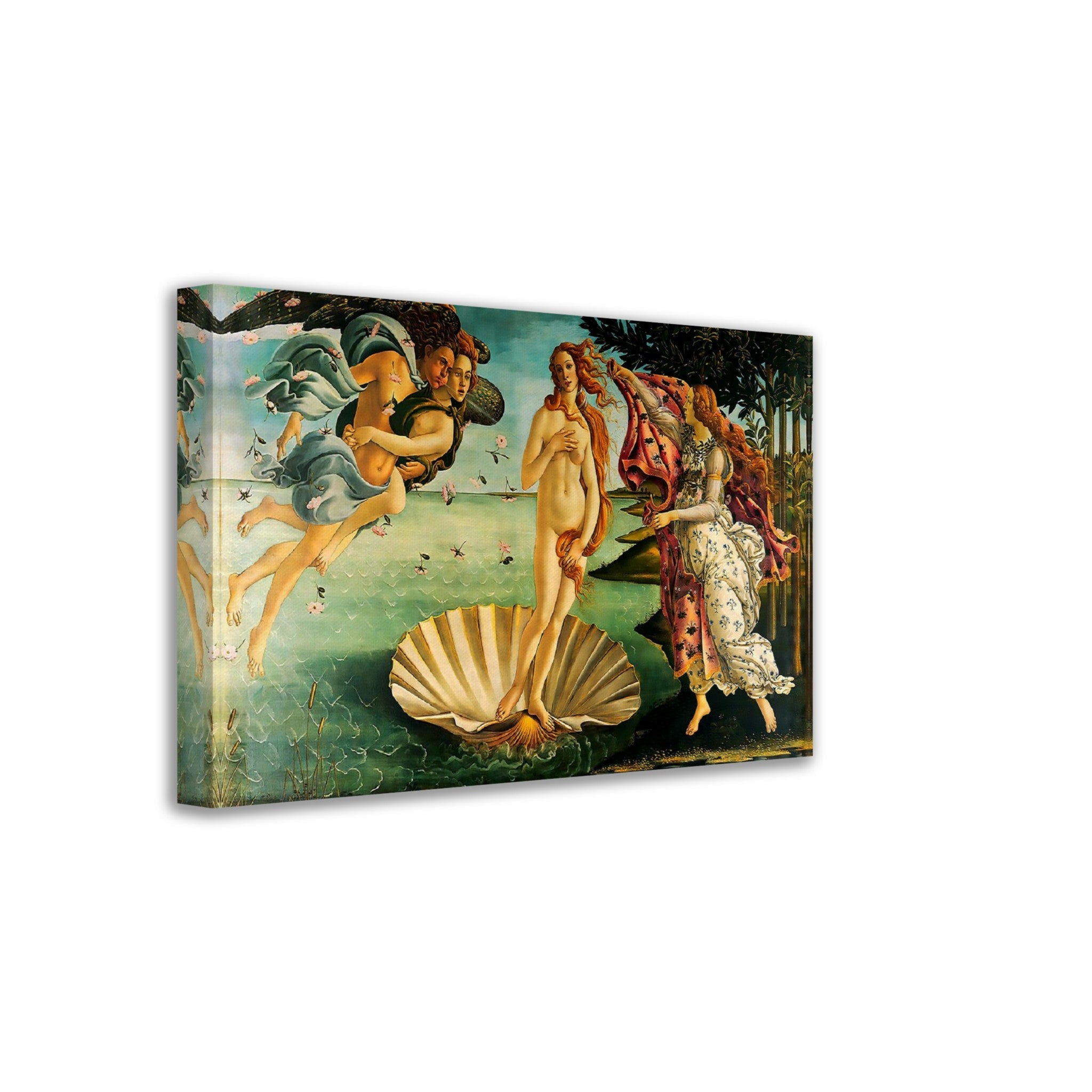 Birth Of Venus Canvas, Sandro Botticelli - Birth Of Venus Canvas Print - Mid 1480s - WallArtPrints4U