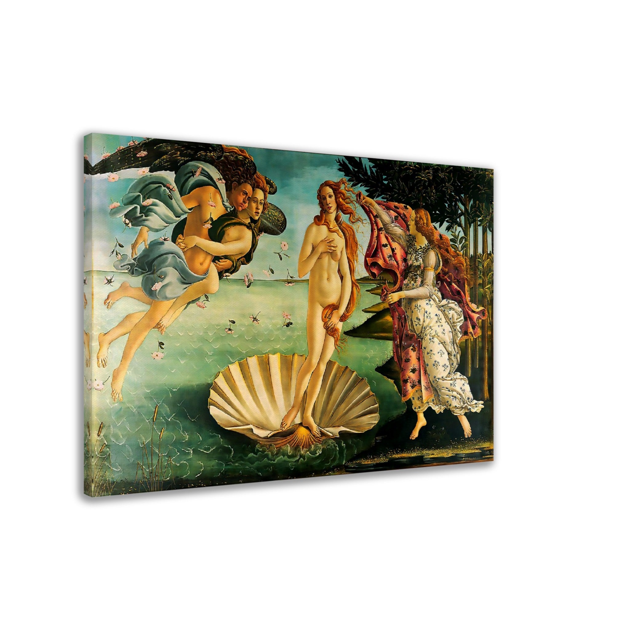 Birth Of Venus Canvas, Sandro Botticelli - Birth Of Venus Canvas Print - Mid 1480s - WallArtPrints4U