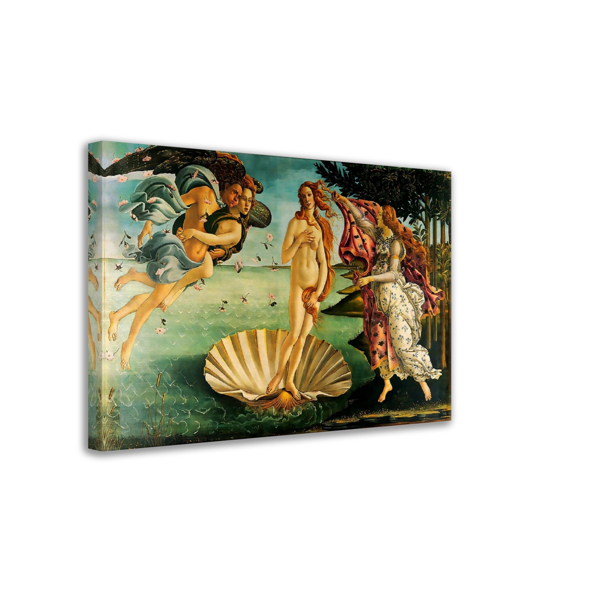 Birth Of Venus Canvas, Sandro Botticelli - Birth Of Venus Canvas Print - Mid 1480s - WallArtPrints4U