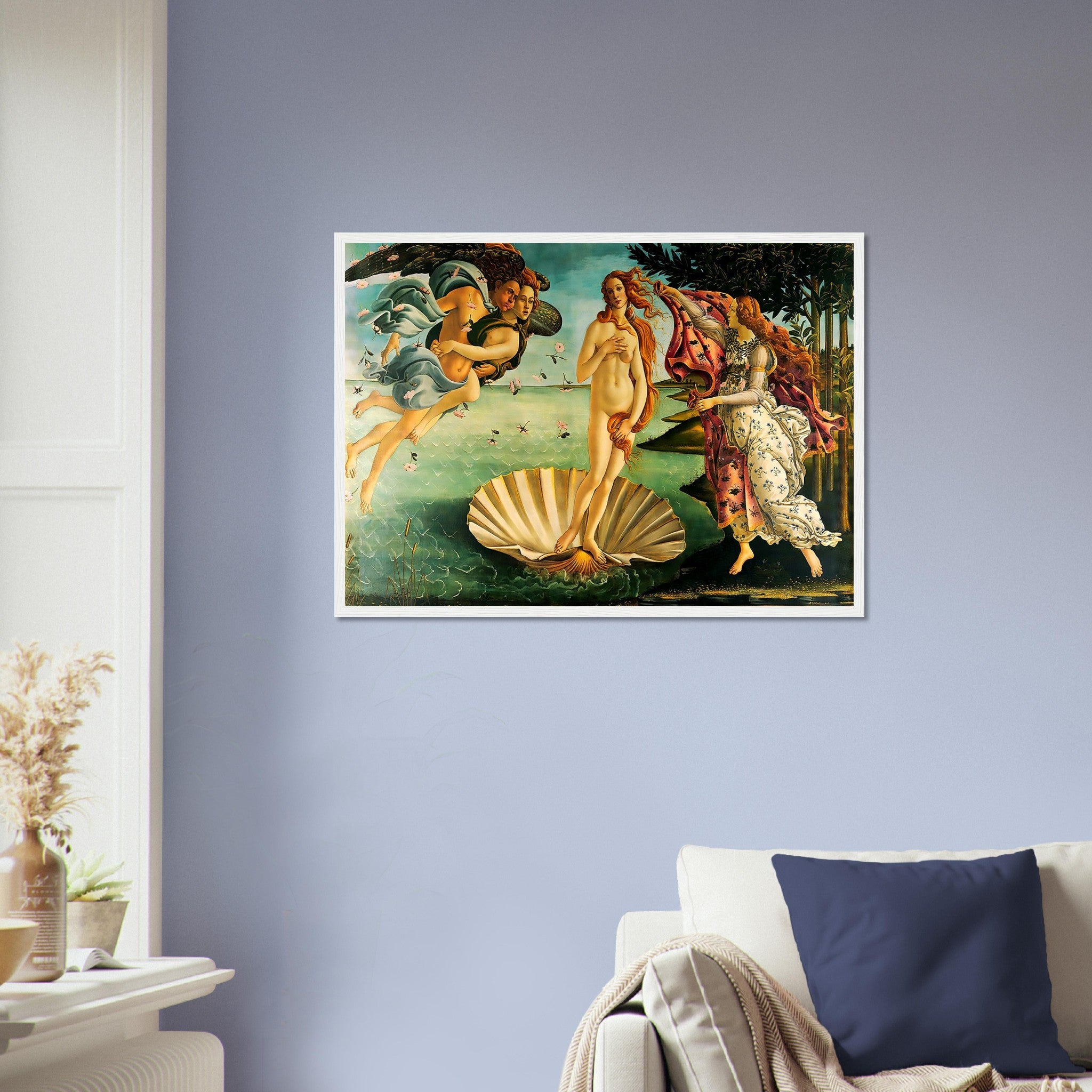 Birth Of Venus Framed, Sandro Botticelli - Birth Of Venus Framed Print - Mid 1480s - WallArtPrints4U