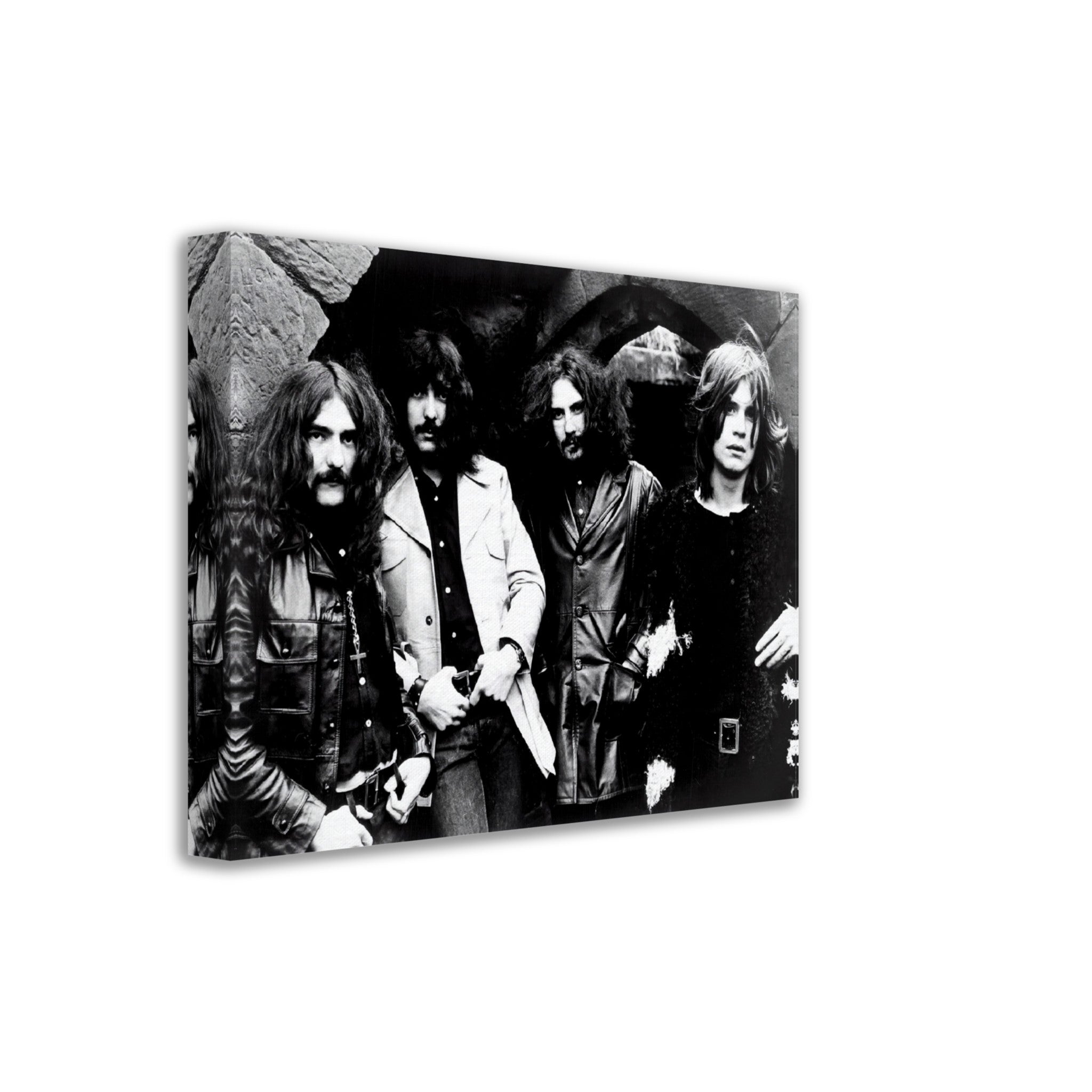Black Sabbath Canvas, Ozzy Osbourne, Vintage Photo Portrait - Black Sabbath Canvas Print - WallArtPrints4U