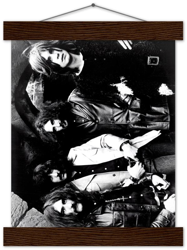 Black Sabbath Poster, Ozzy Osbourne, Vintage Photo Portrait - Black Sabbath Print - WallArtPrints4U