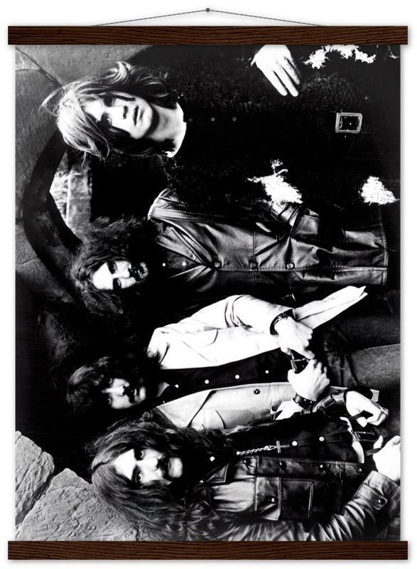 Black Sabbath Poster, Ozzy Osbourne, Vintage Photo Portrait - Black Sabbath Print - WallArtPrints4U