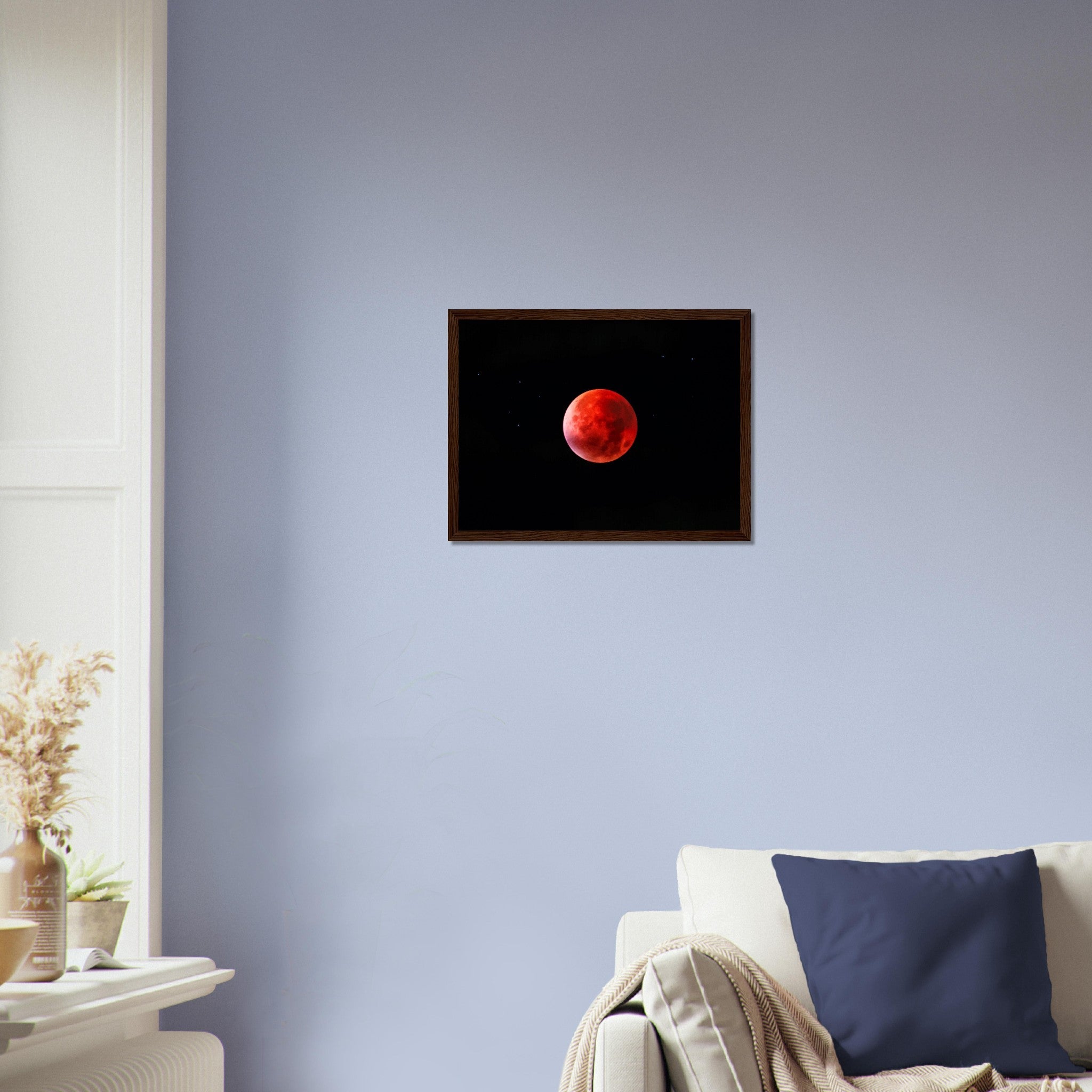 Blood Moon Framed Lunar Eclipse Blood Moon Framed Print - WallArtPrints4U