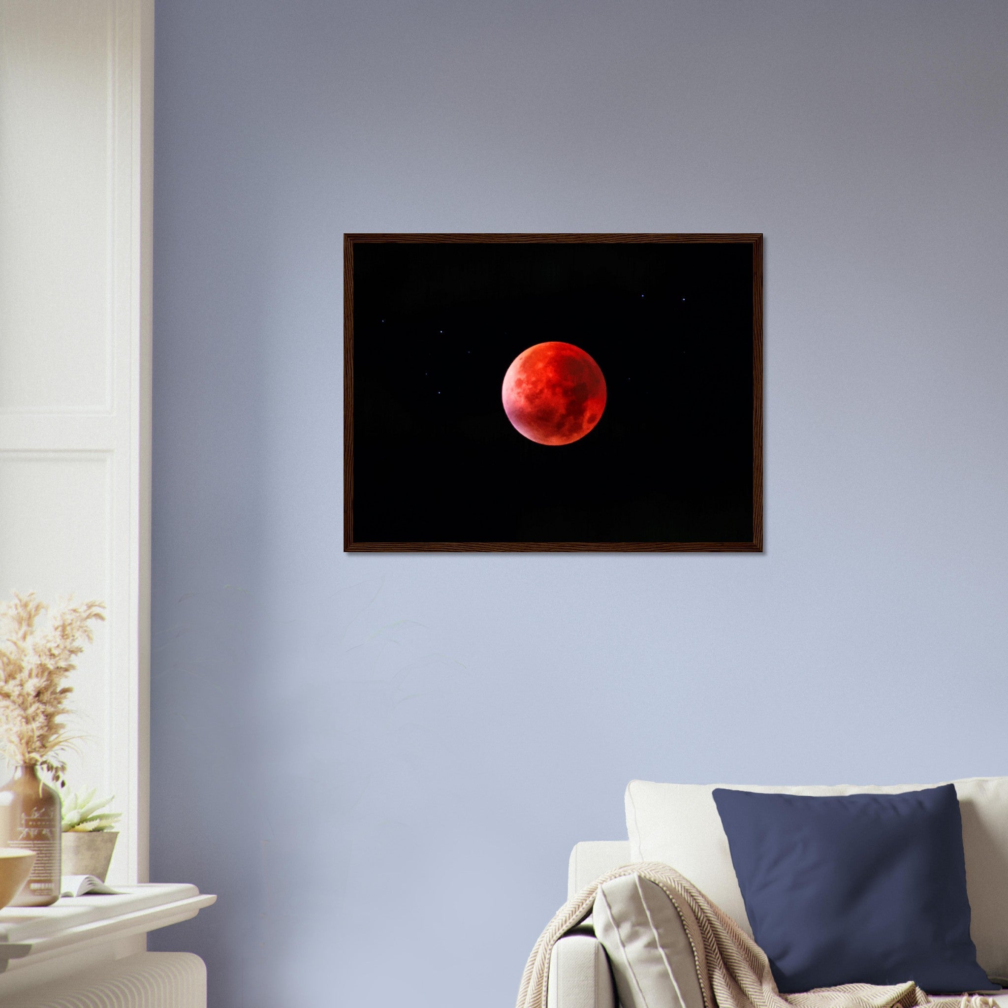 Blood Moon Framed Lunar Eclipse Blood Moon Framed Print - WallArtPrints4U