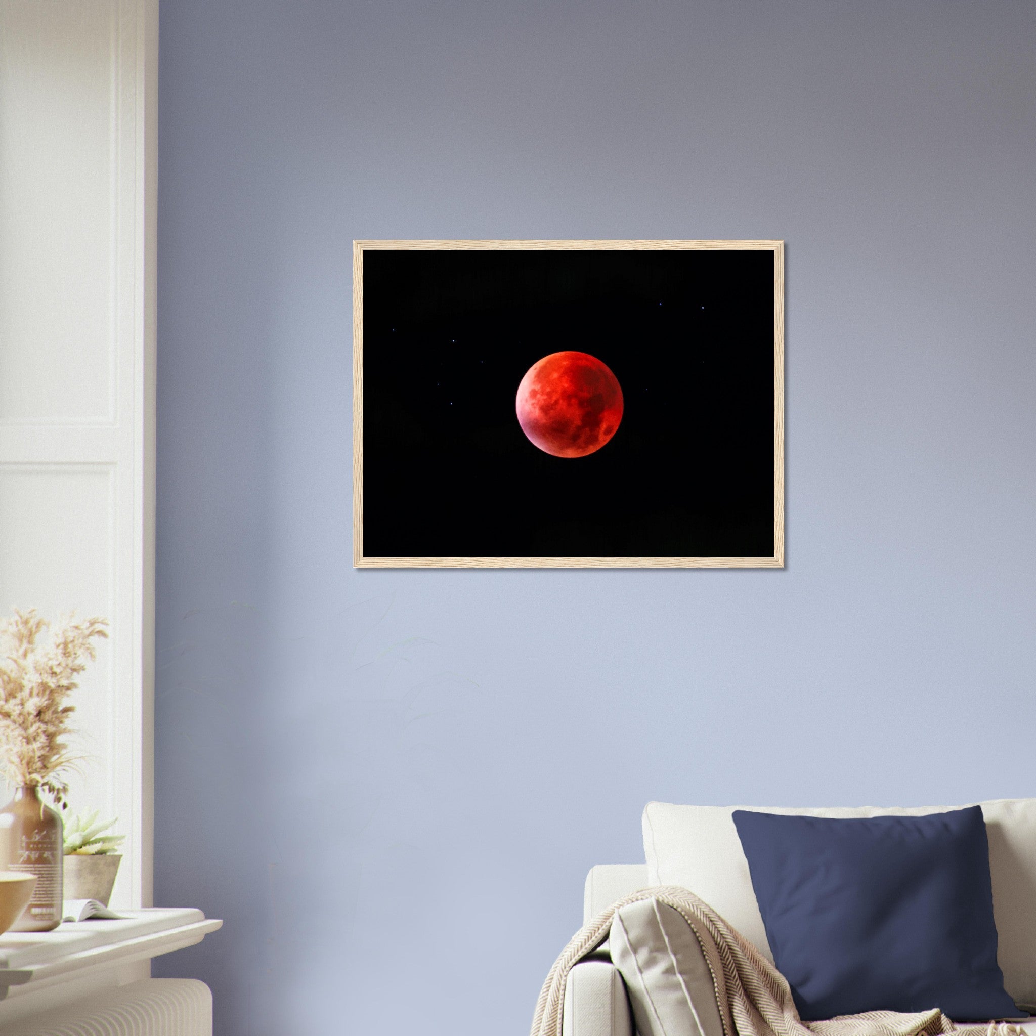 Blood Moon Framed Lunar Eclipse Blood Moon Framed Print - WallArtPrints4U