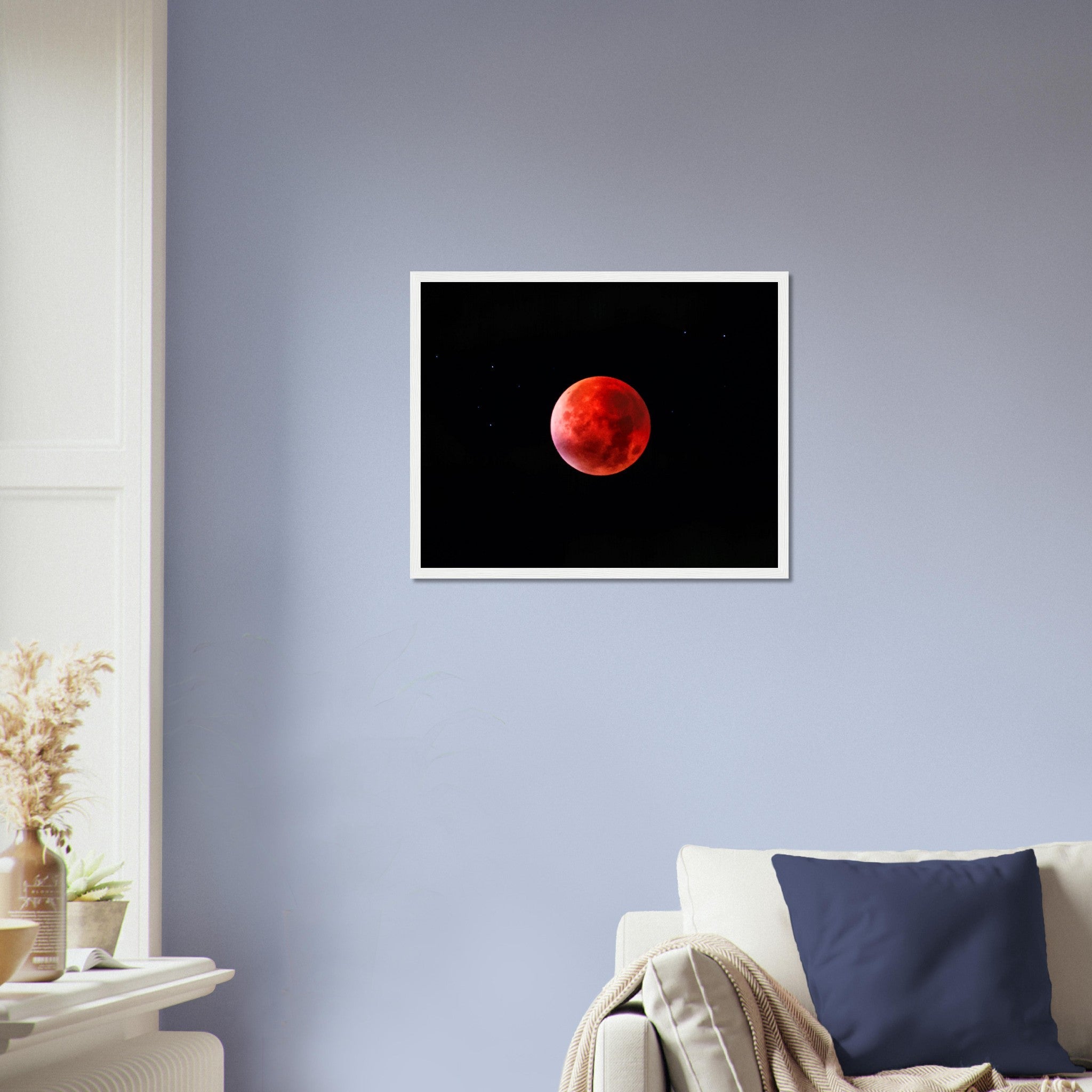 Blood Moon Framed Lunar Eclipse Blood Moon Framed Print - WallArtPrints4U