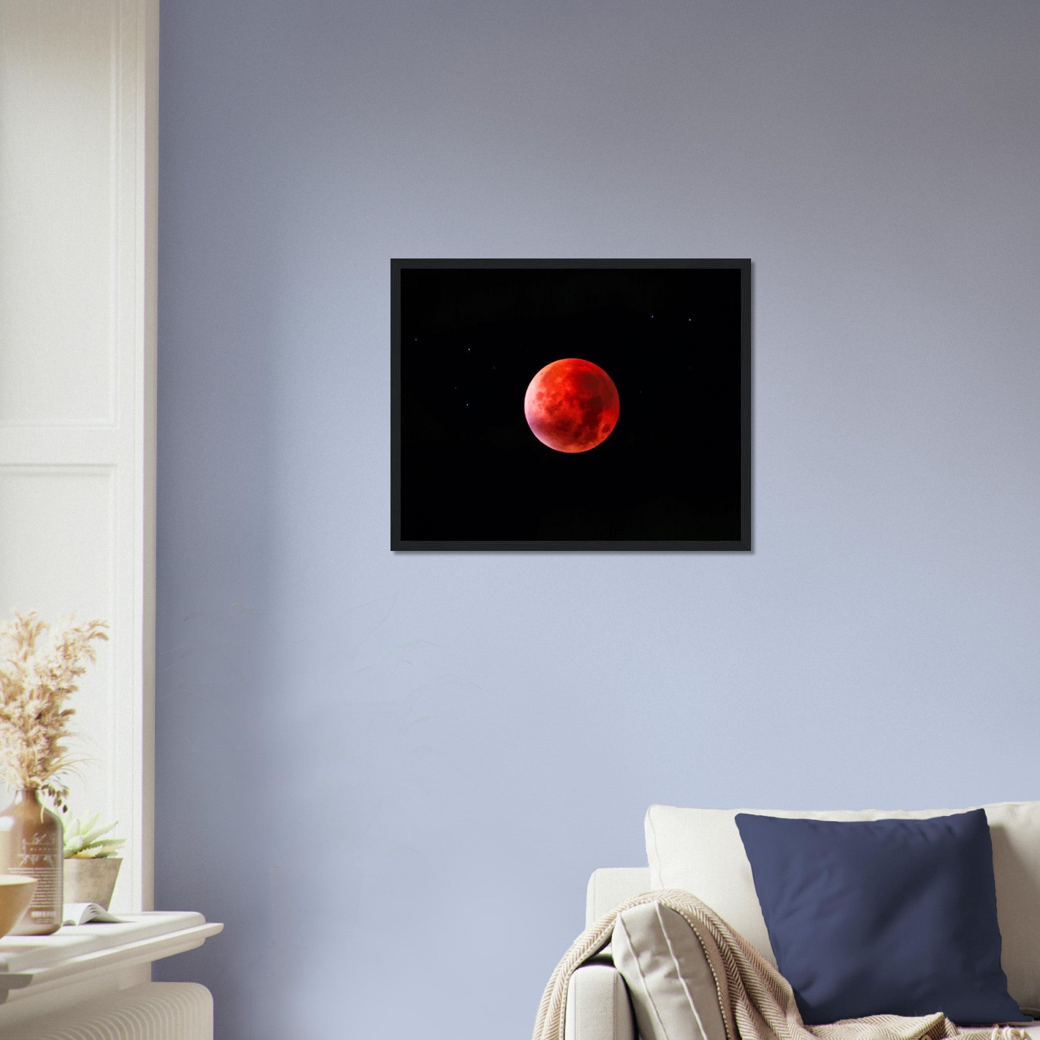 Blood Moon Framed Lunar Eclipse Blood Moon Framed Print - WallArtPrints4U