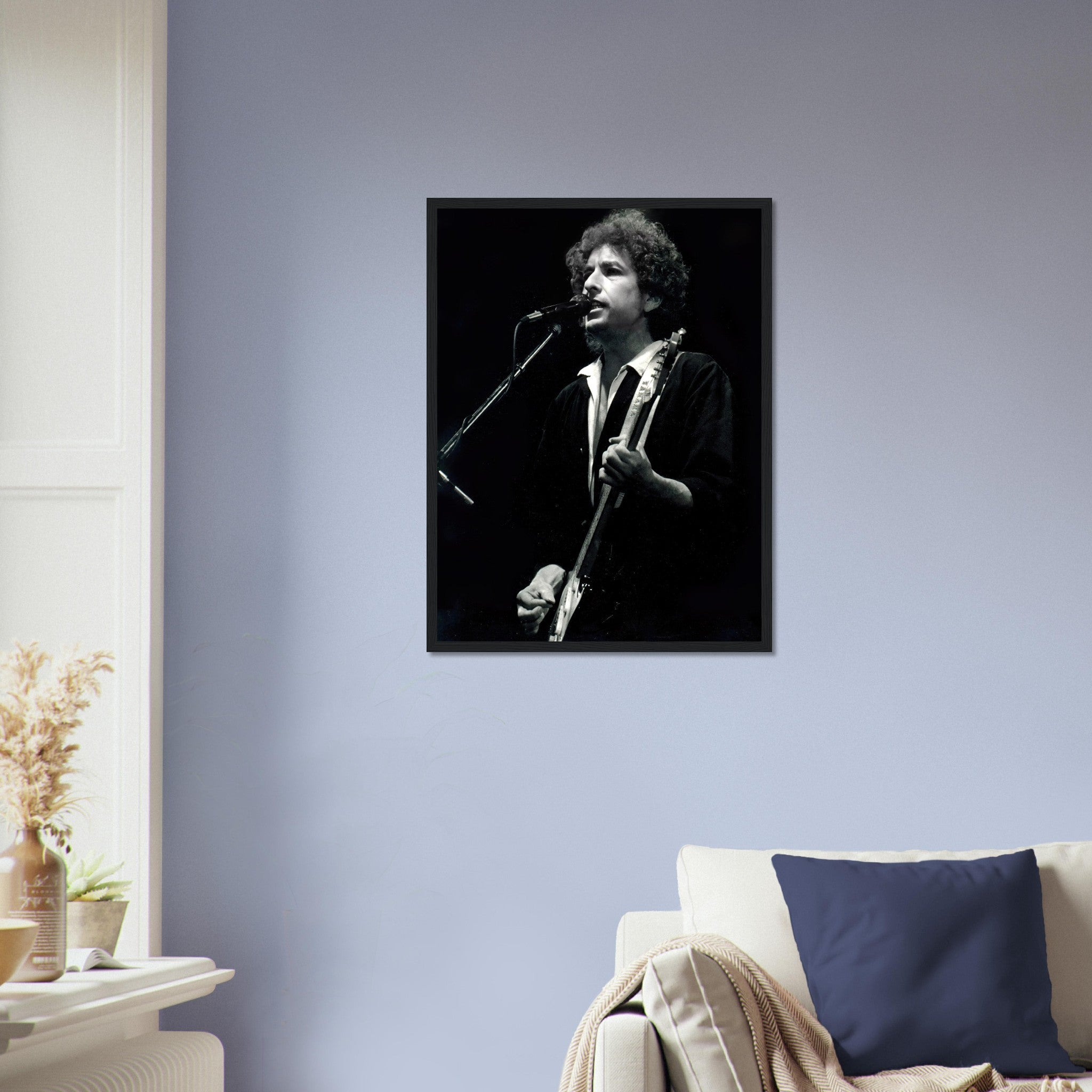 Bob Dylon Framed Print 1991 Vintage Photo Portrait - Bob Dylon Framed Print - WallArtPrints4U