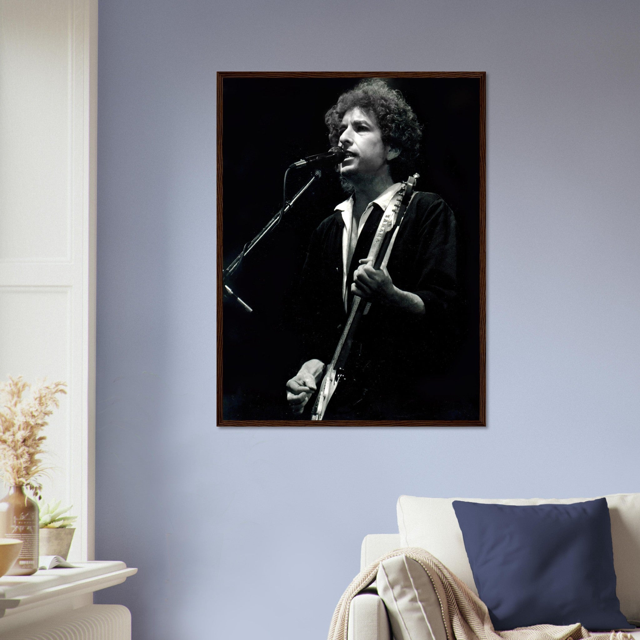 Bob Dylon Framed Print 1991 Vintage Photo Portrait - Bob Dylon Framed Print - WallArtPrints4U