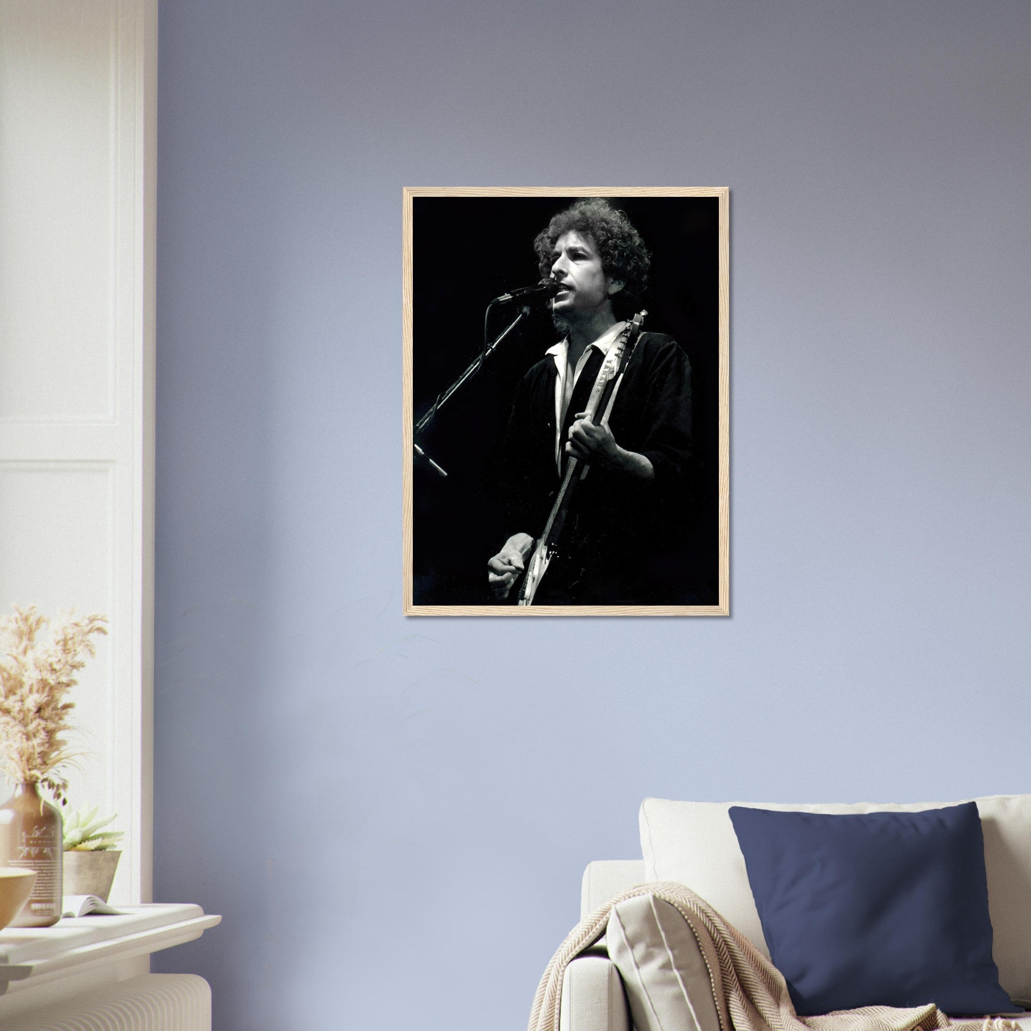 Bob Dylon Framed Print 1991 Vintage Photo Portrait - Bob Dylon Framed Print - WallArtPrints4U