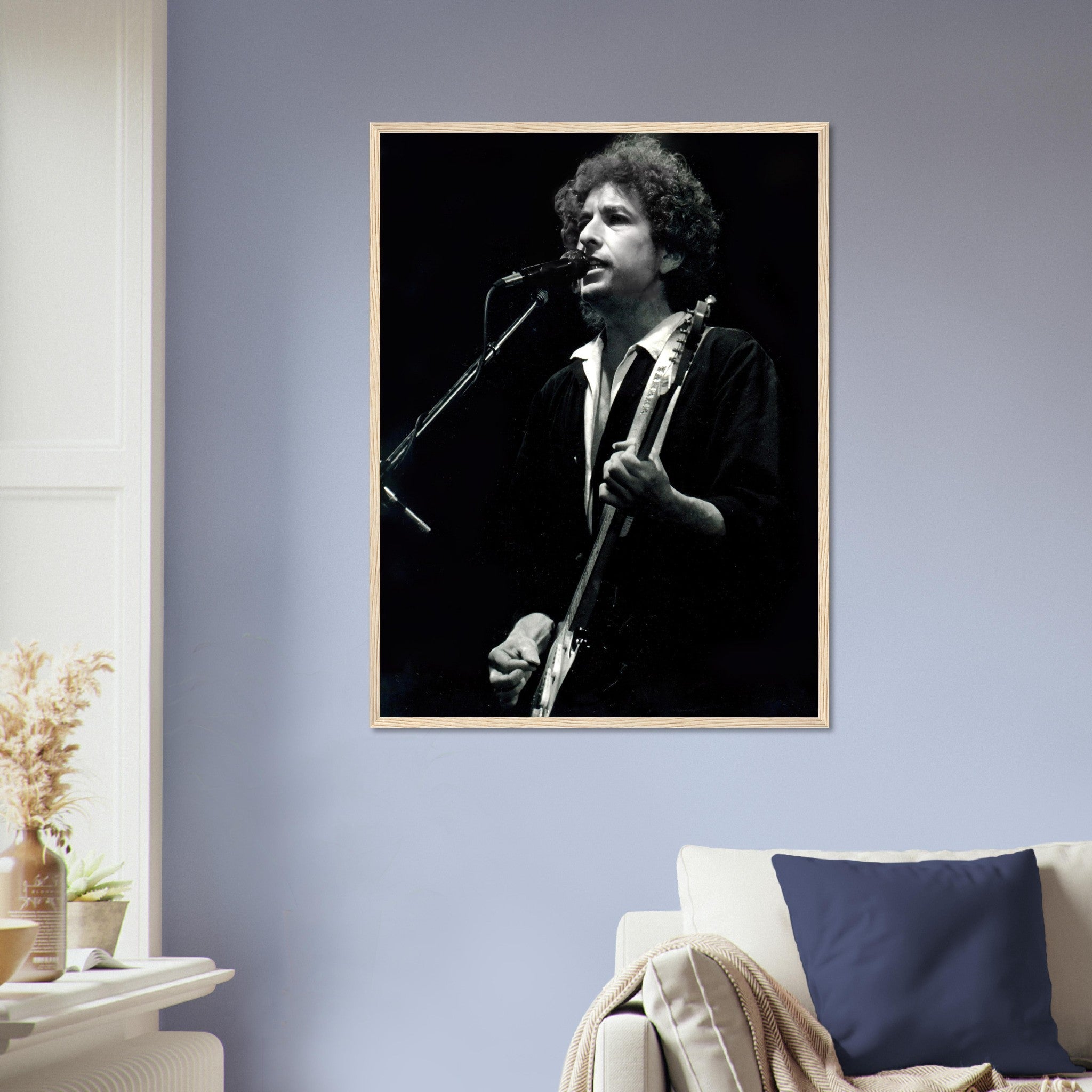 Bob Dylon Framed Print 1991 Vintage Photo Portrait - Bob Dylon Framed Print - WallArtPrints4U