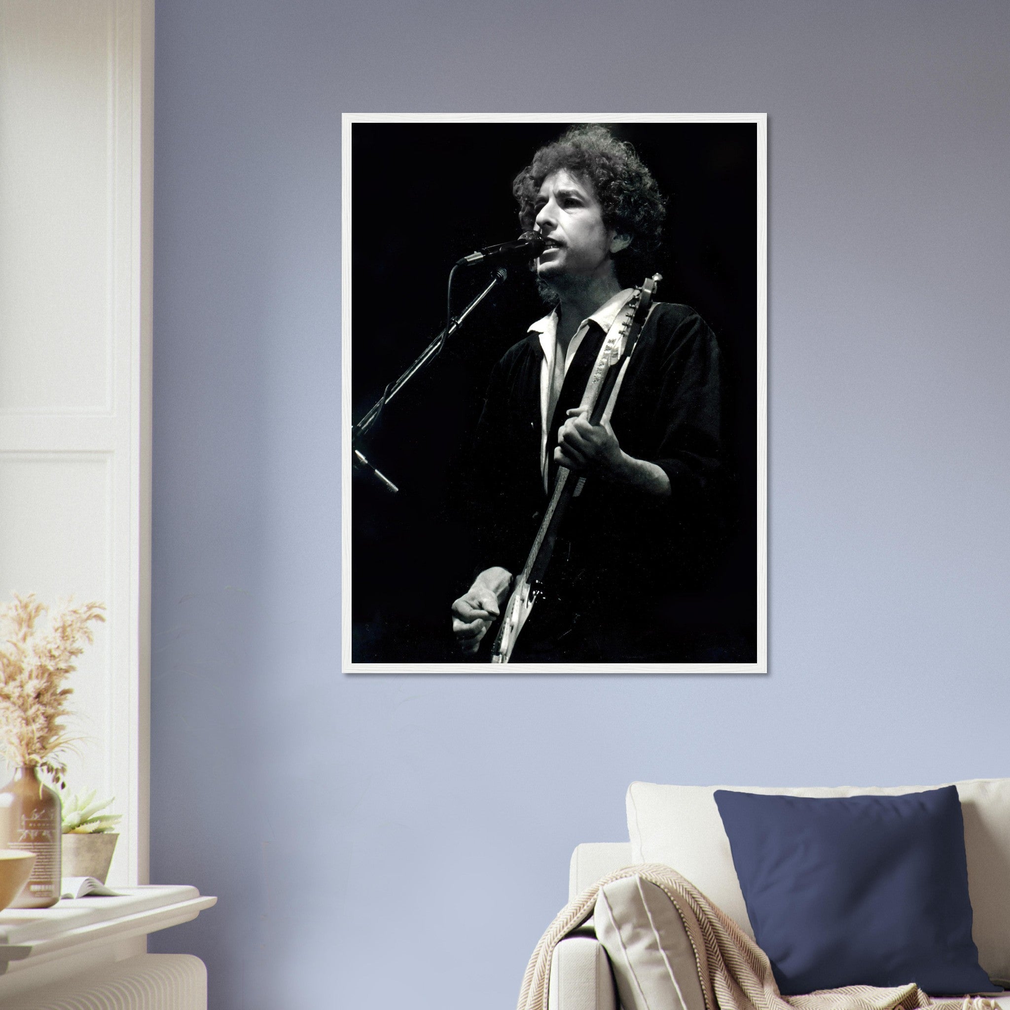 Bob Dylon Framed Print 1991 Vintage Photo Portrait - Bob Dylon Framed Print - WallArtPrints4U