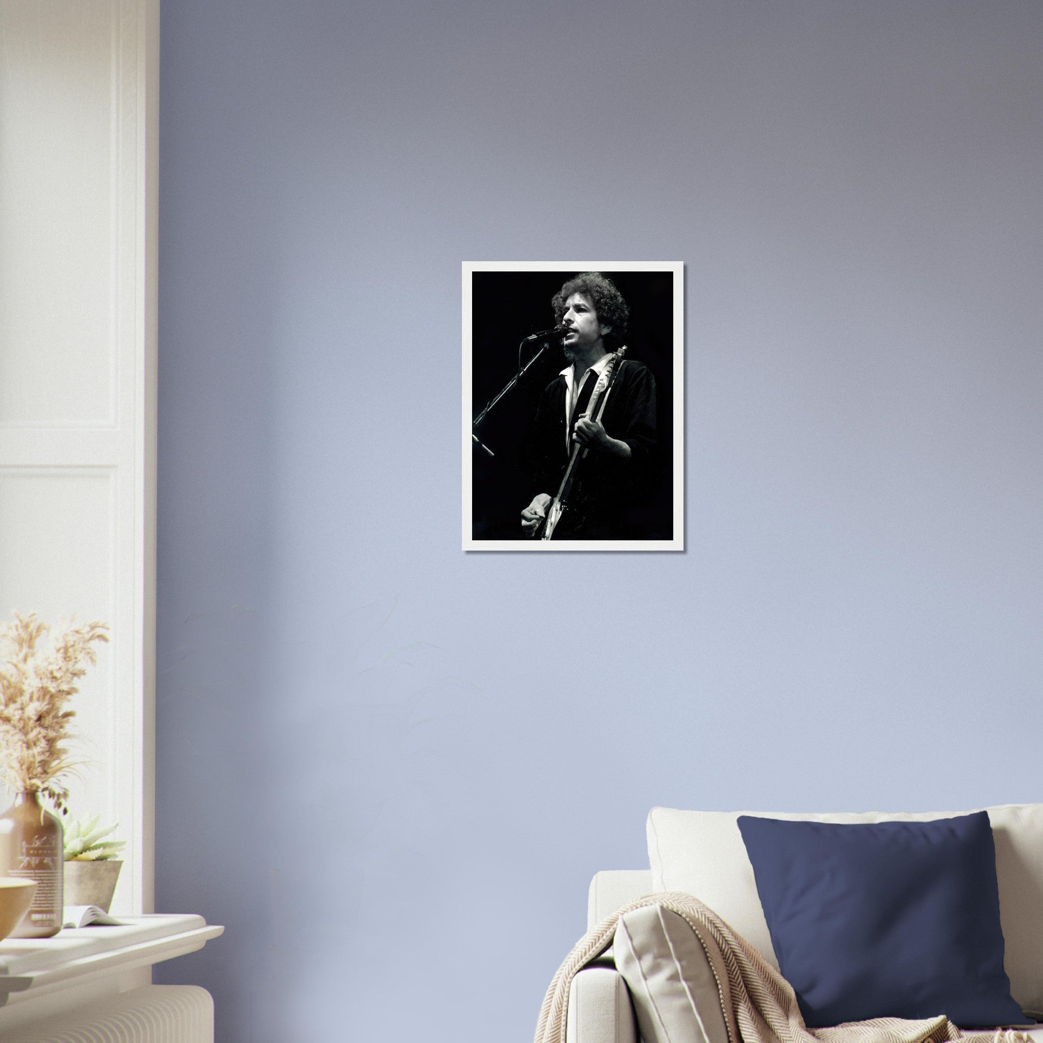 Bob Dylon Framed Print 1991 Vintage Photo Portrait - Bob Dylon Framed Print - WallArtPrints4U