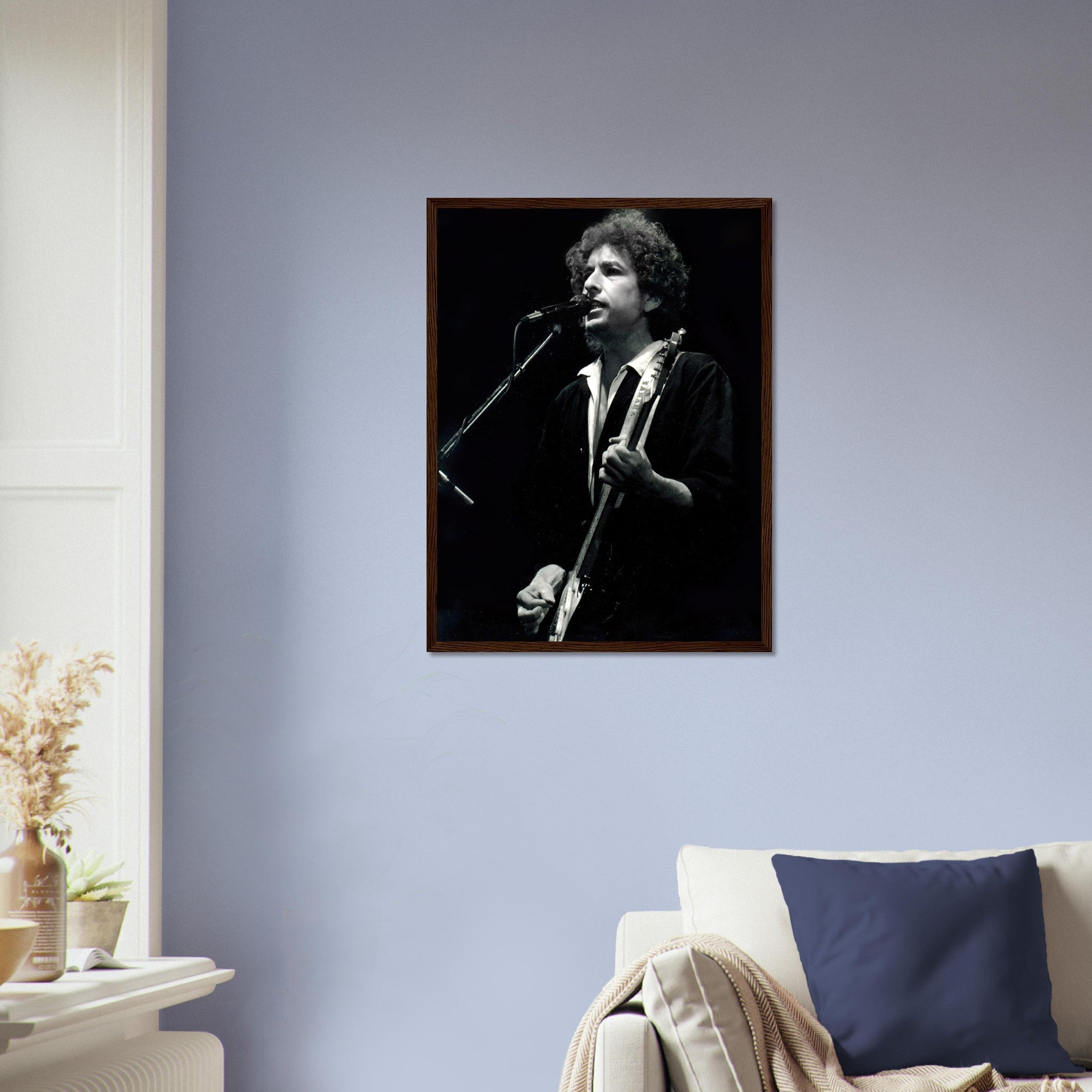 Bob Dylon Framed Print 1991 Vintage Photo Portrait - Bob Dylon Framed Print - WallArtPrints4U
