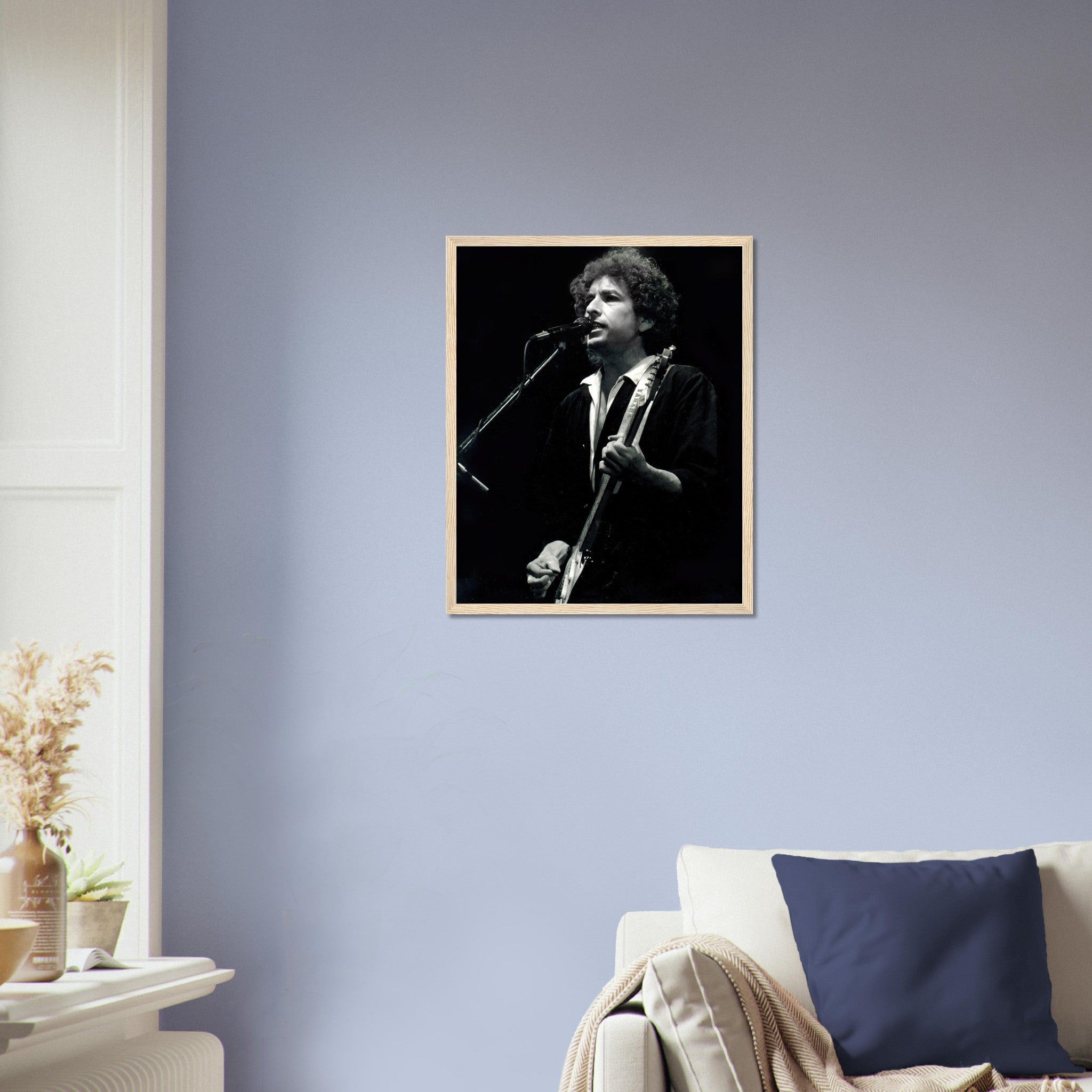 Bob Dylon Framed Print 1991 Vintage Photo Portrait - Bob Dylon Framed Print - WallArtPrints4U