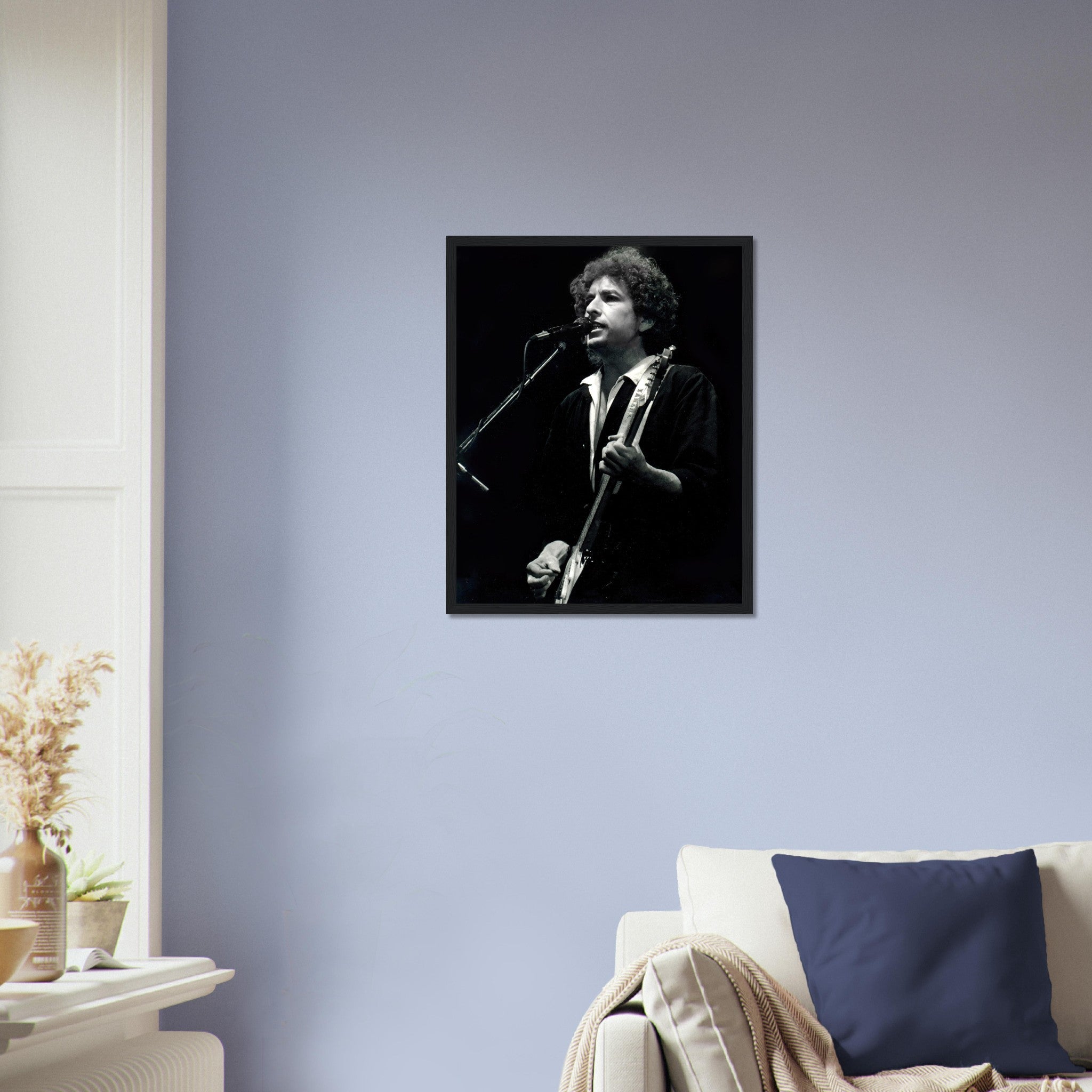 Bob Dylon Framed Print 1991 Vintage Photo Portrait - Bob Dylon Framed Print - WallArtPrints4U