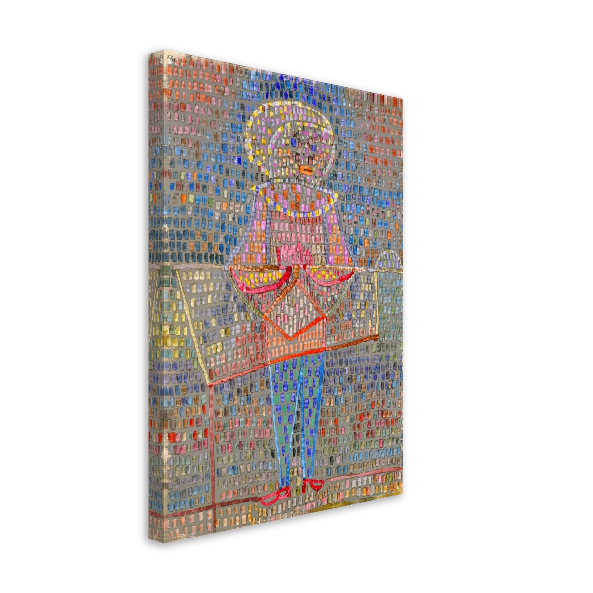 Boy In A Fancy Dress Canvas Print, Paul Klee Canvass Abstract Boy Fancy Dress Art - WallArtPrints4U