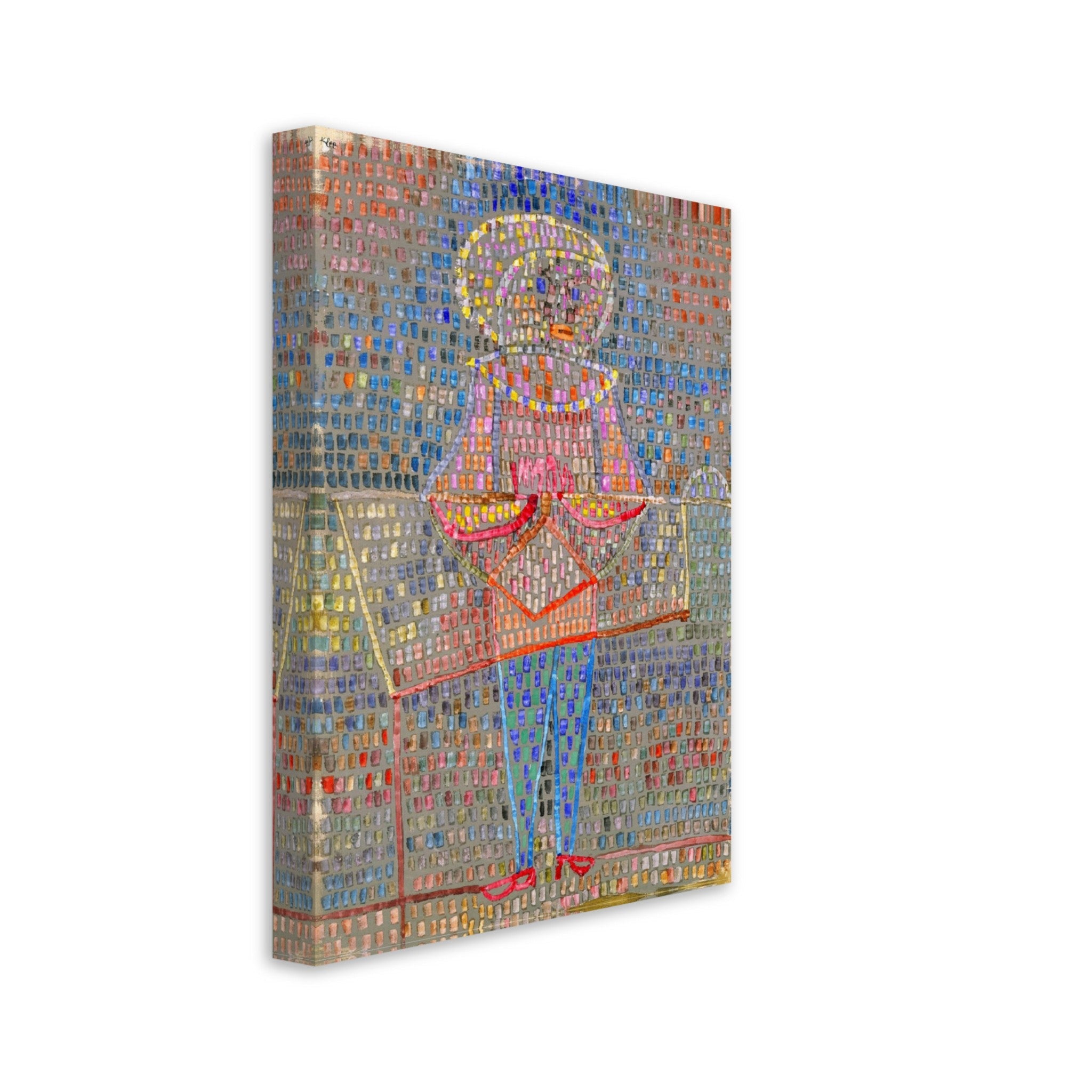 Boy In A Fancy Dress Canvas Print, Paul Klee Canvass Abstract Boy Fancy Dress Art - WallArtPrints4U