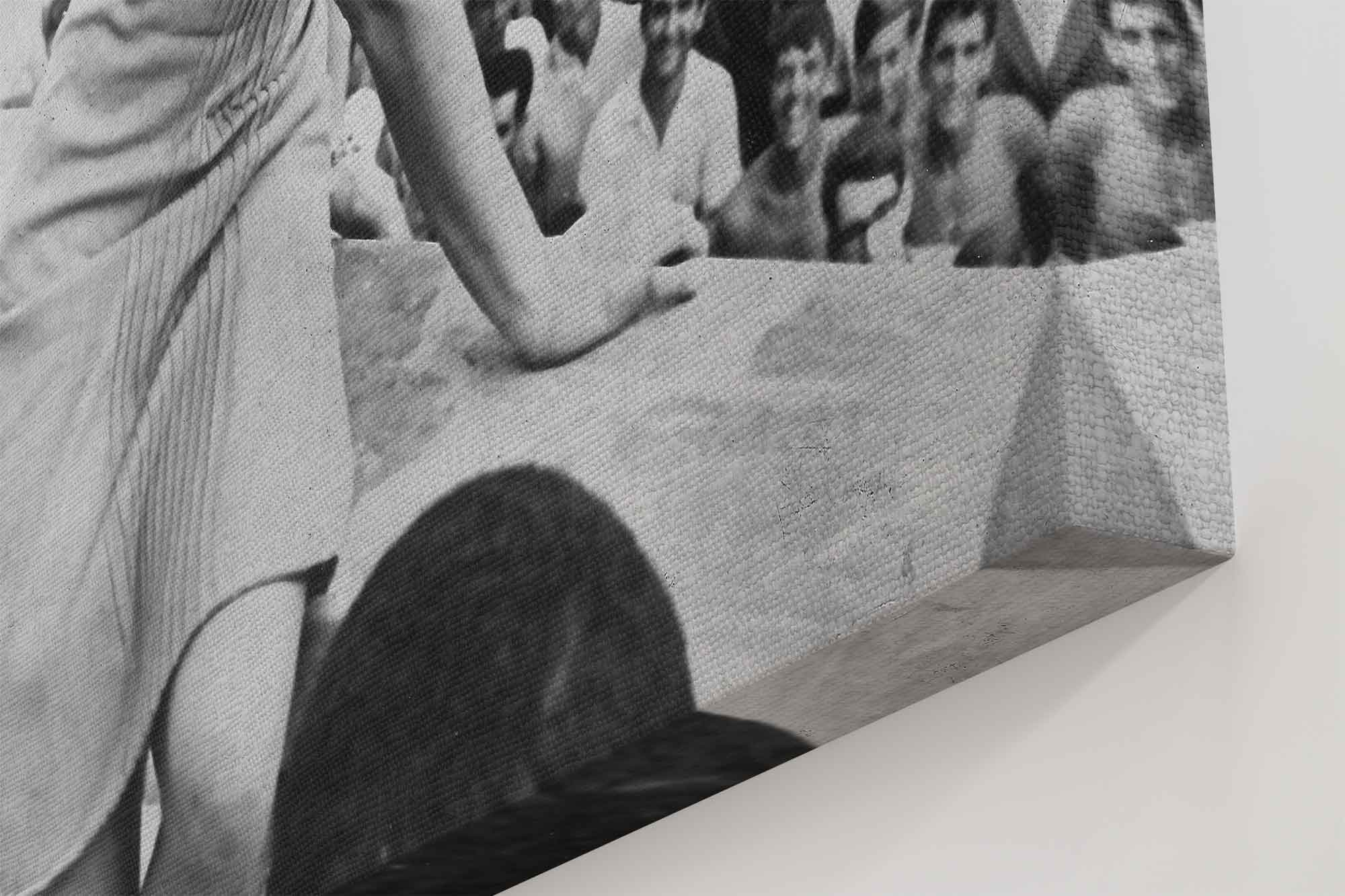 Brigitte Bardot Canvas, Vintage Photo 1964 In Brazil - Brigitte Bardot Canvas Print - Hollywood Silver Screen Star - WallArtPrints4U