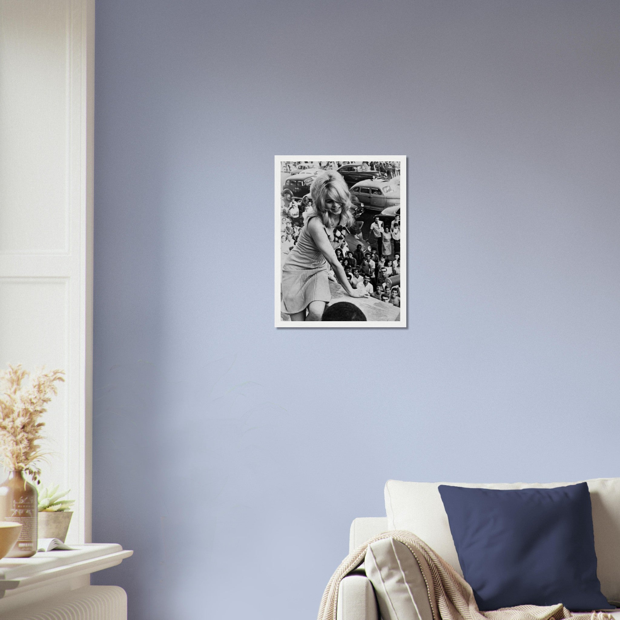Brigitte Bardot Framed, Vintage Photo 1964 In Brazil - Brigitte Bardot Framed Print - Hollywood Silver Screen Star - WallArtPrints4U