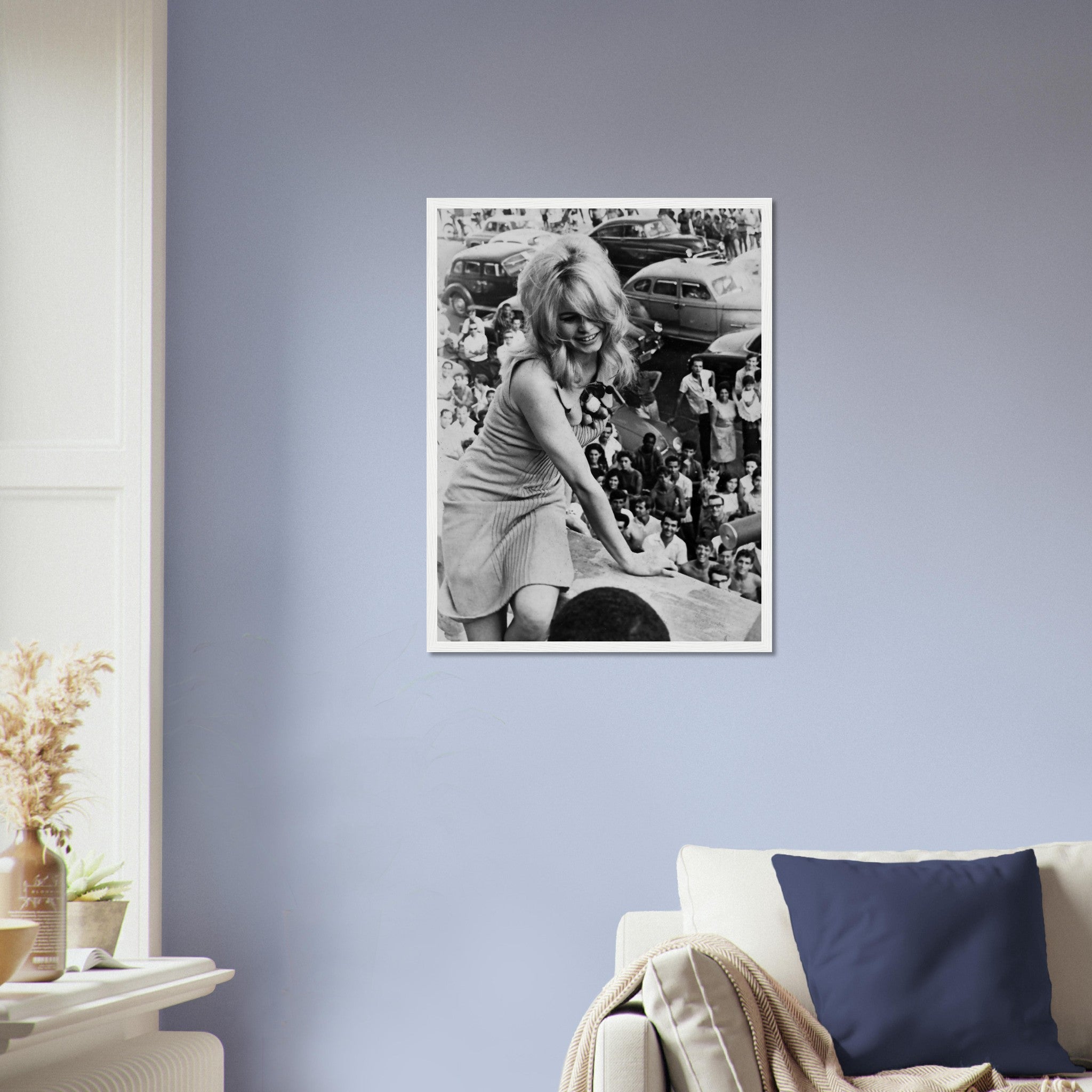 Brigitte Bardot Framed, Vintage Photo 1964 In Brazil - Brigitte Bardot Framed Print - Hollywood Silver Screen Star - WallArtPrints4U