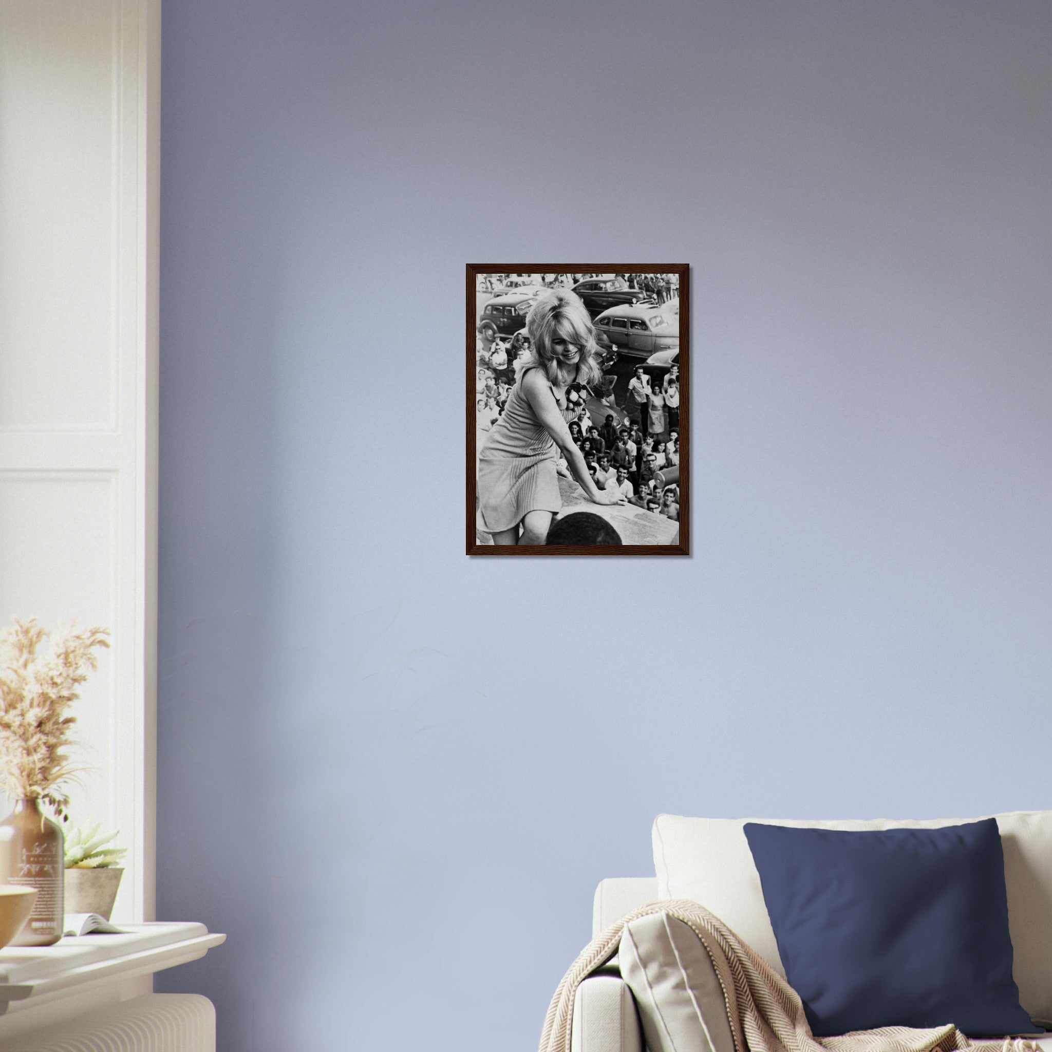 Brigitte Bardot Framed, Vintage Photo 1964 In Brazil - Brigitte Bardot Framed Print - Hollywood Silver Screen Star - WallArtPrints4U