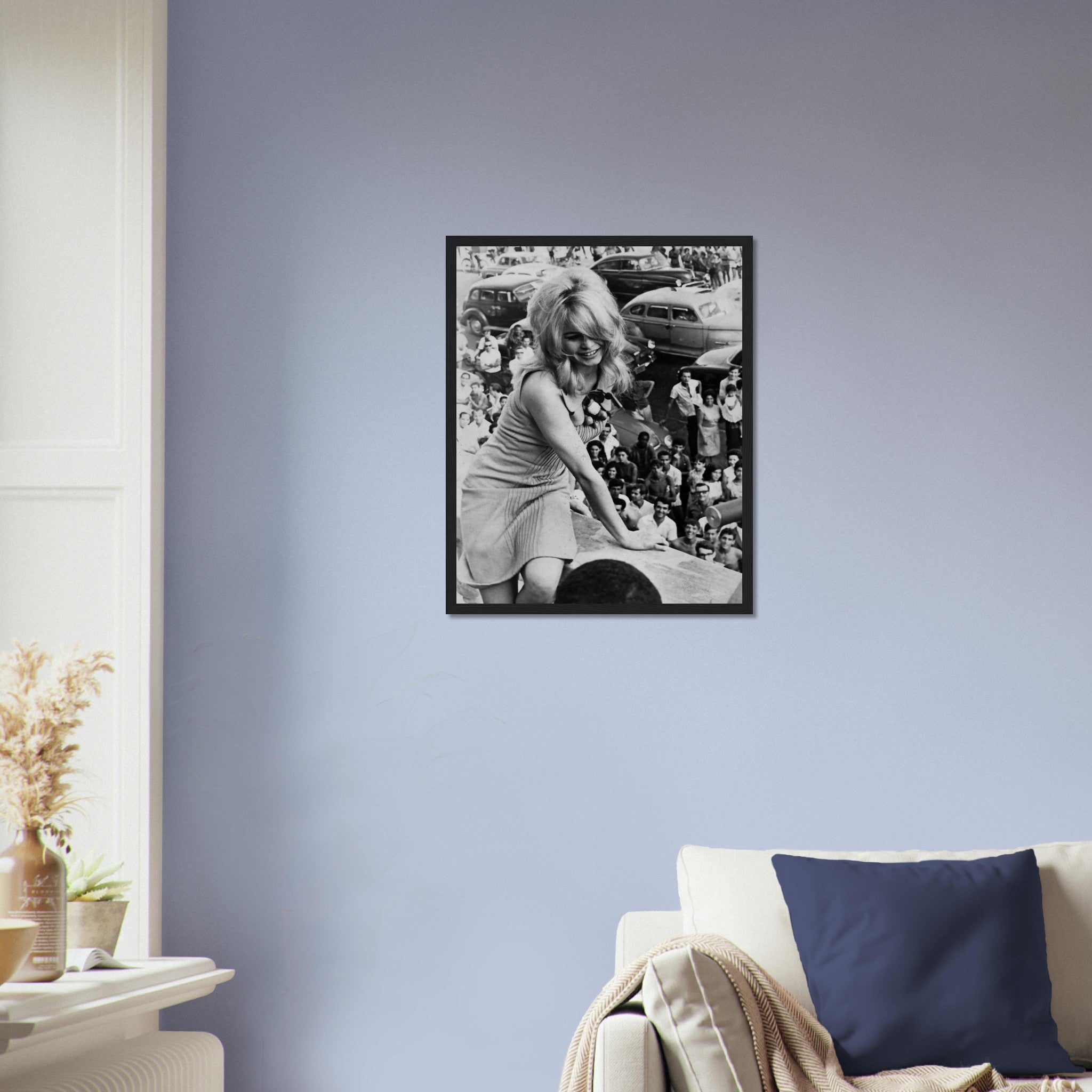 Brigitte Bardot Framed, Vintage Photo 1964 In Brazil - Brigitte Bardot Framed Print - Hollywood Silver Screen Star - WallArtPrints4U