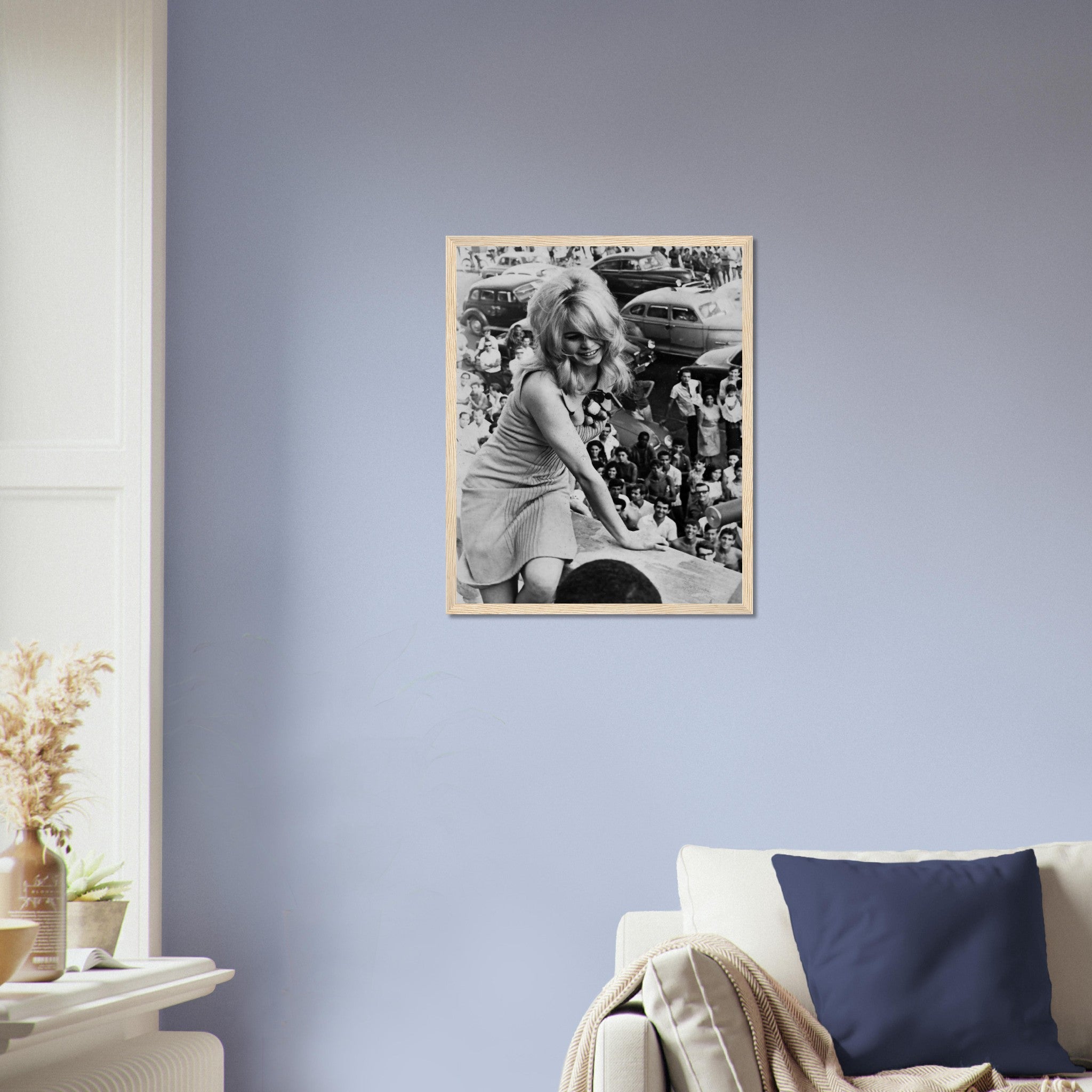 Brigitte Bardot Framed, Vintage Photo 1964 In Brazil - Brigitte Bardot Framed Print - Hollywood Silver Screen Star - WallArtPrints4U
