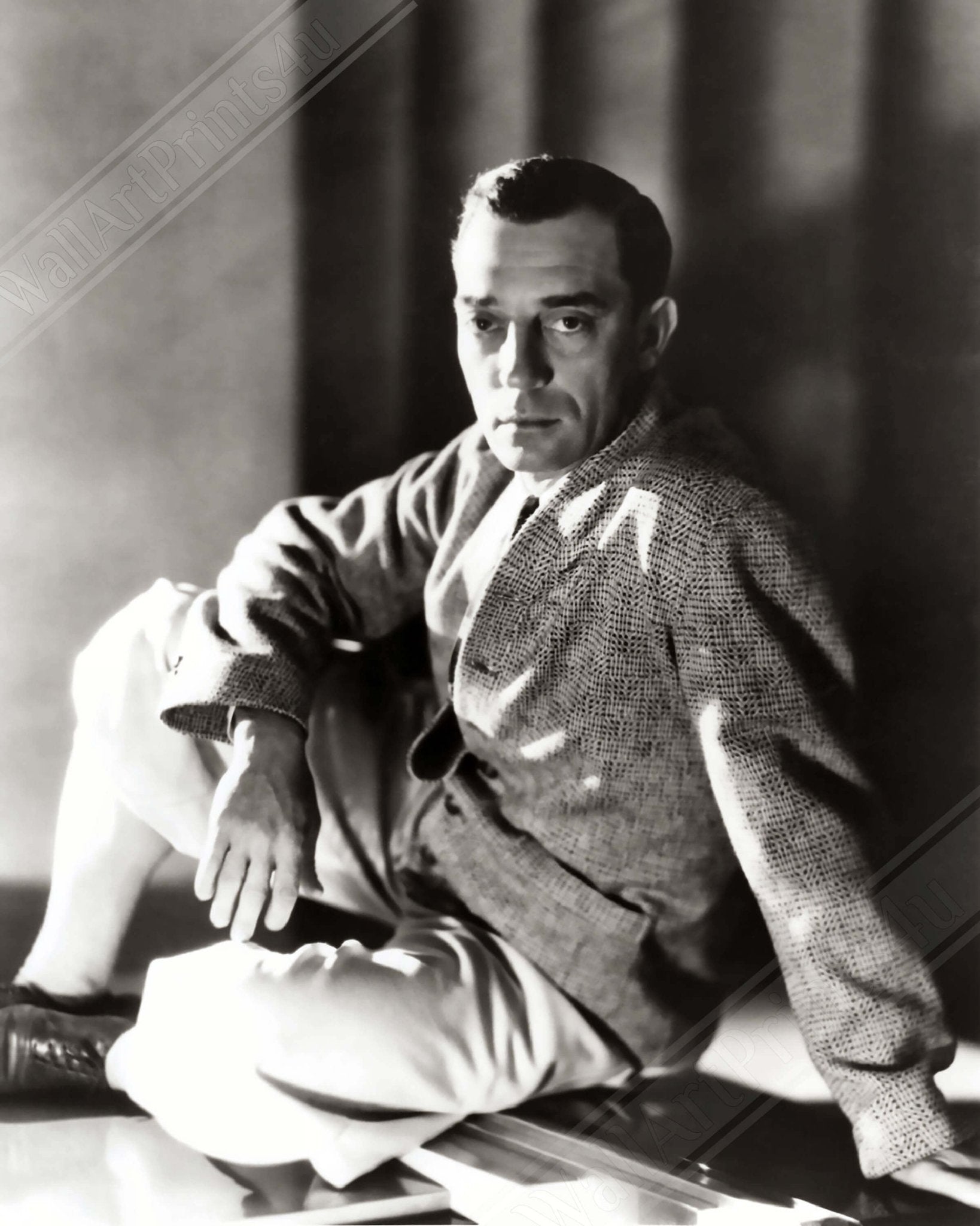 Buster Keaton Canvas, Great Stone Face, Vintage Photo, Buster Keaton Canvas Print, Silver Screen Silent Movie Star - WallArtPrints4U