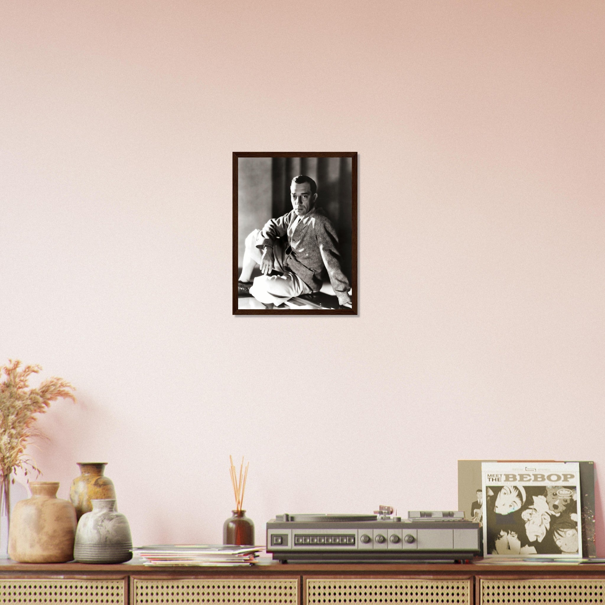 Buster Keaton Framed, Great Stone Face, Vintage Photo, Buster Keaton Framed Print, Silver Screen Silent Movie Star - WallArtPrints4U