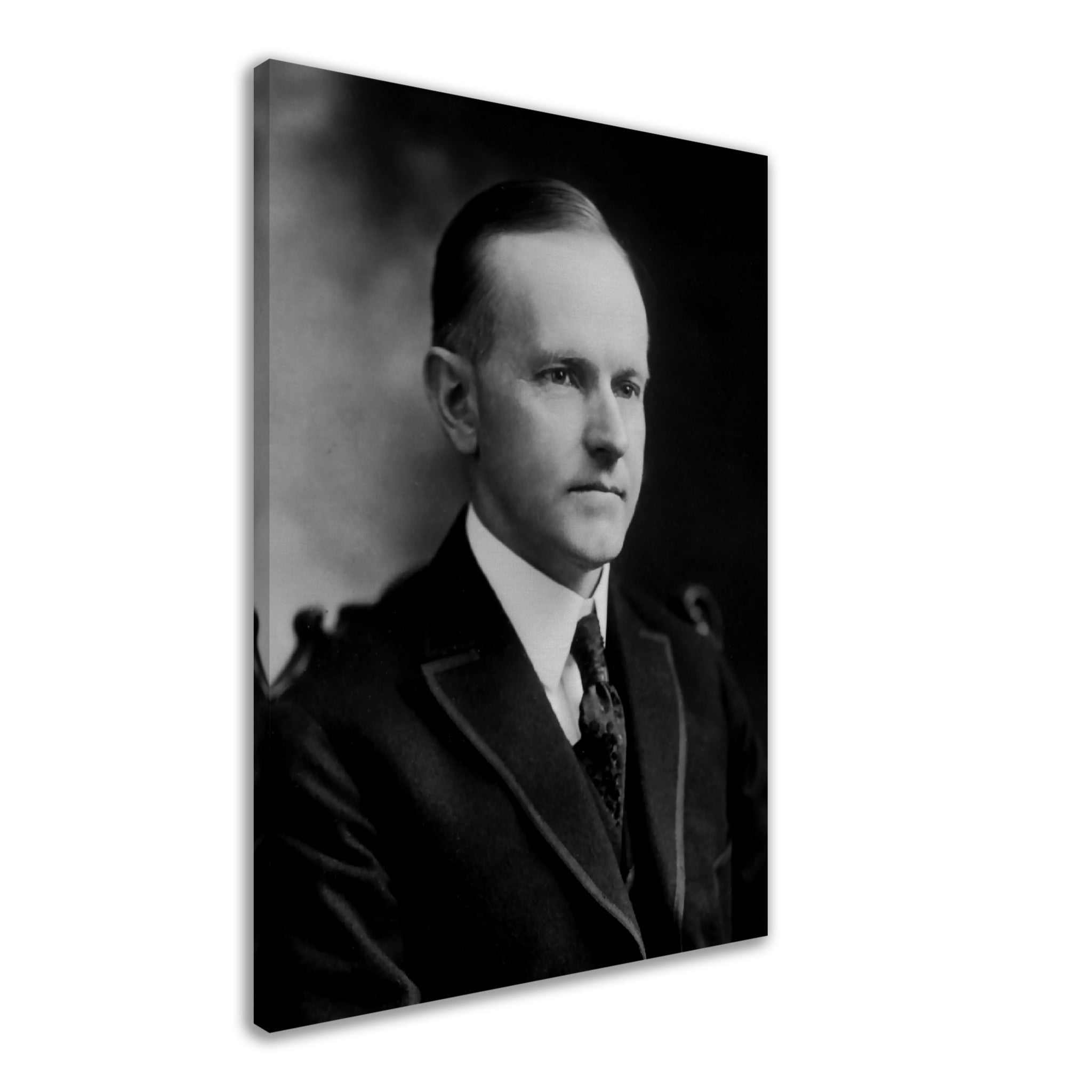 Calvin Coolidge Canvas, 30th President Of These United States, Vintage Photo Portrait - Calvin Coolidge Canvas Print - WallArtPrints4U