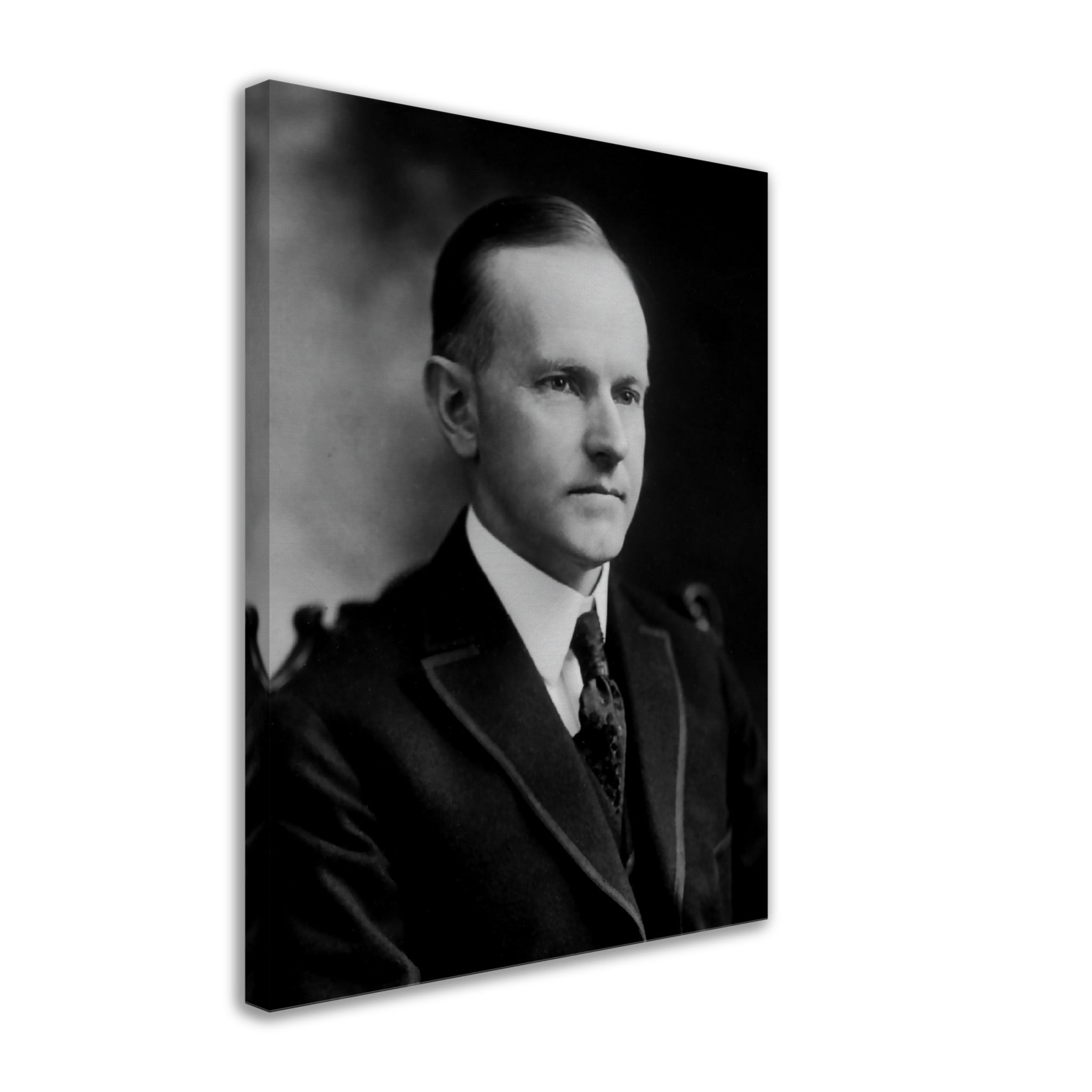 Calvin Coolidge Canvas, 30th President Of These United States, Vintage Photo Portrait - Calvin Coolidge Canvas Print - WallArtPrints4U