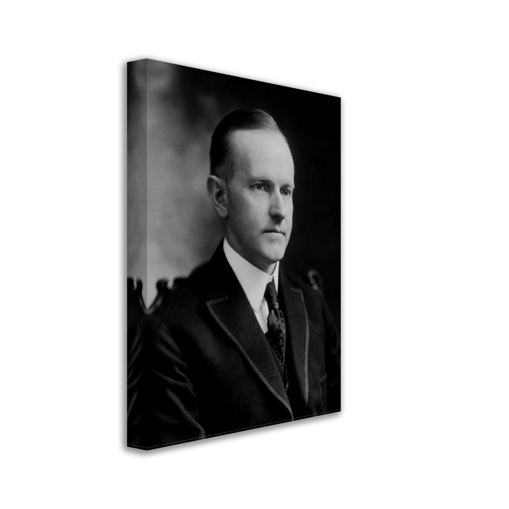 Calvin Coolidge Canvas, 30th President Of These United States, Vintage Photo Portrait - Calvin Coolidge Canvas Print - WallArtPrints4U
