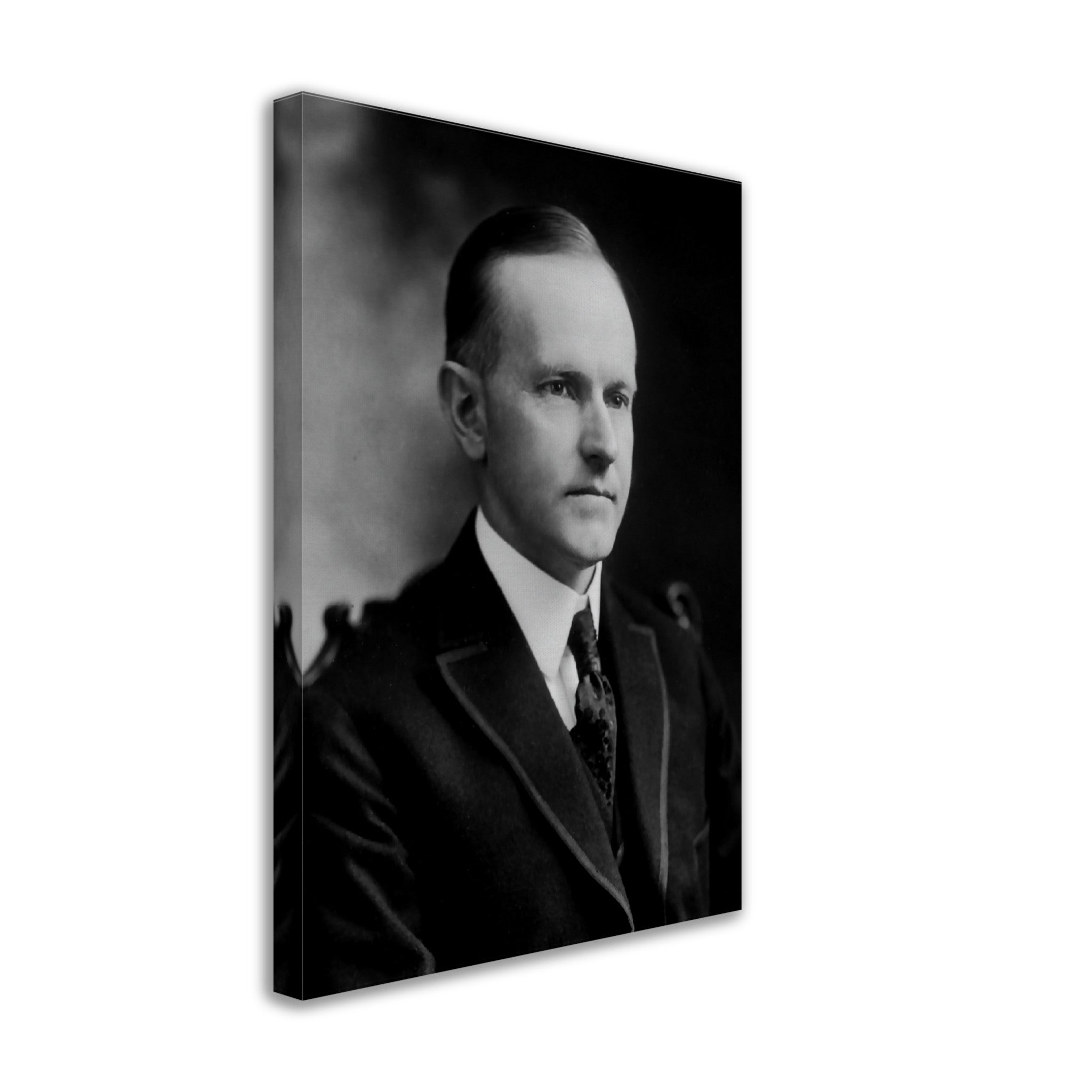 Calvin Coolidge Canvas, 30th President Of These United States, Vintage Photo Portrait - Calvin Coolidge Canvas Print - WallArtPrints4U
