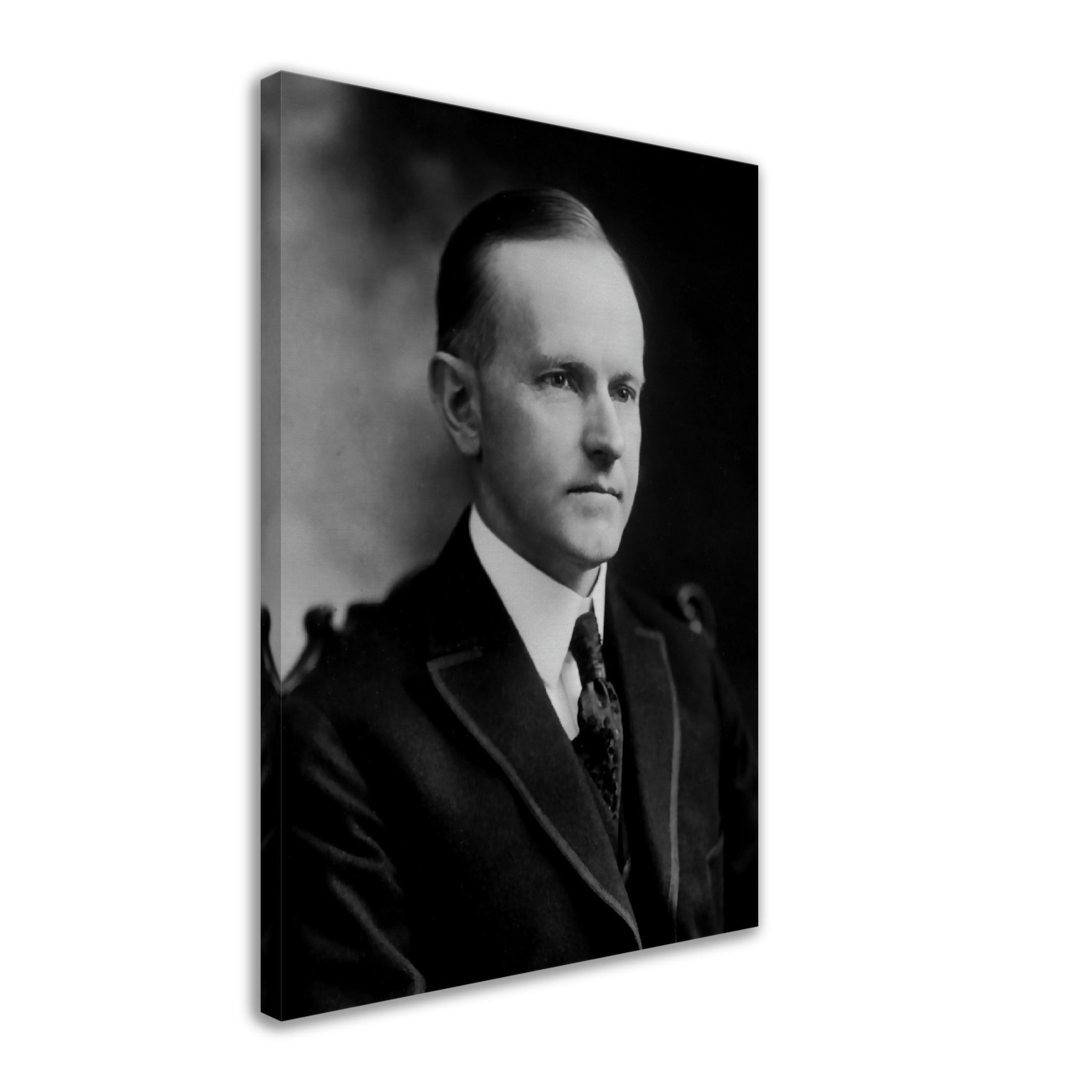 Calvin Coolidge Canvas, 30th President Of These United States, Vintage Photo Portrait - Calvin Coolidge Canvas Print - WallArtPrints4U